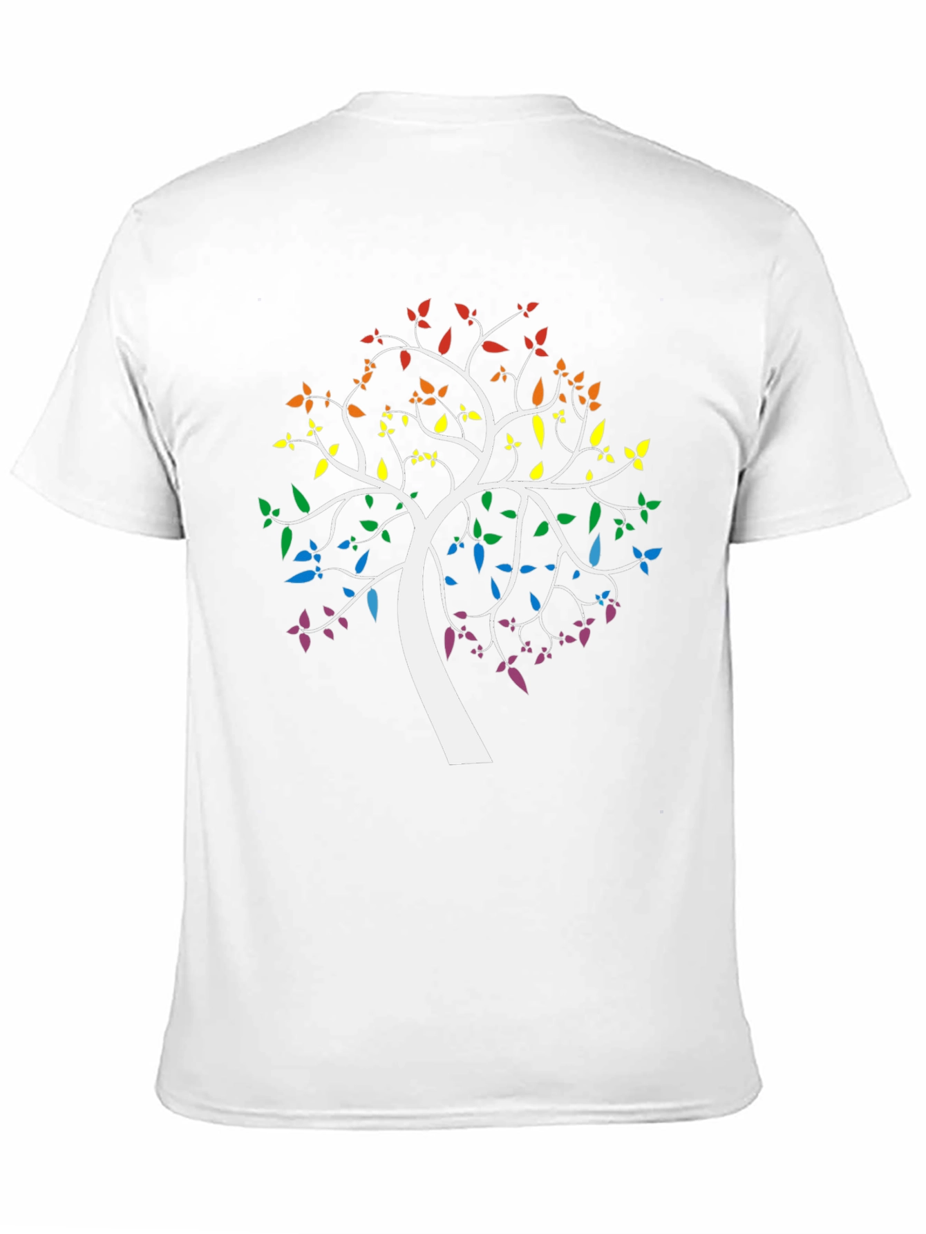 Rainbow Tree of Life Black T-Shirt