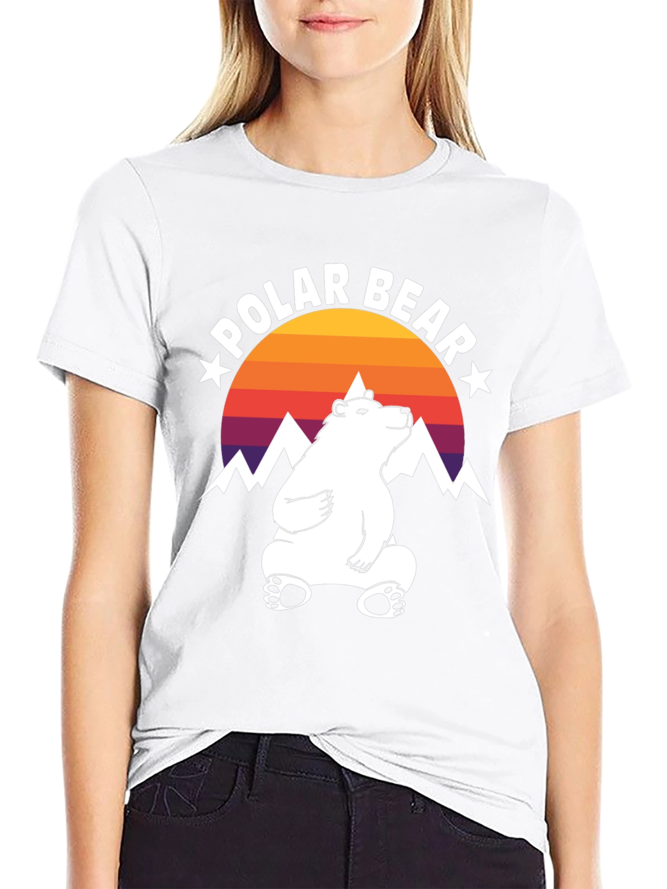 Cool Polar Bear Graphic Tee