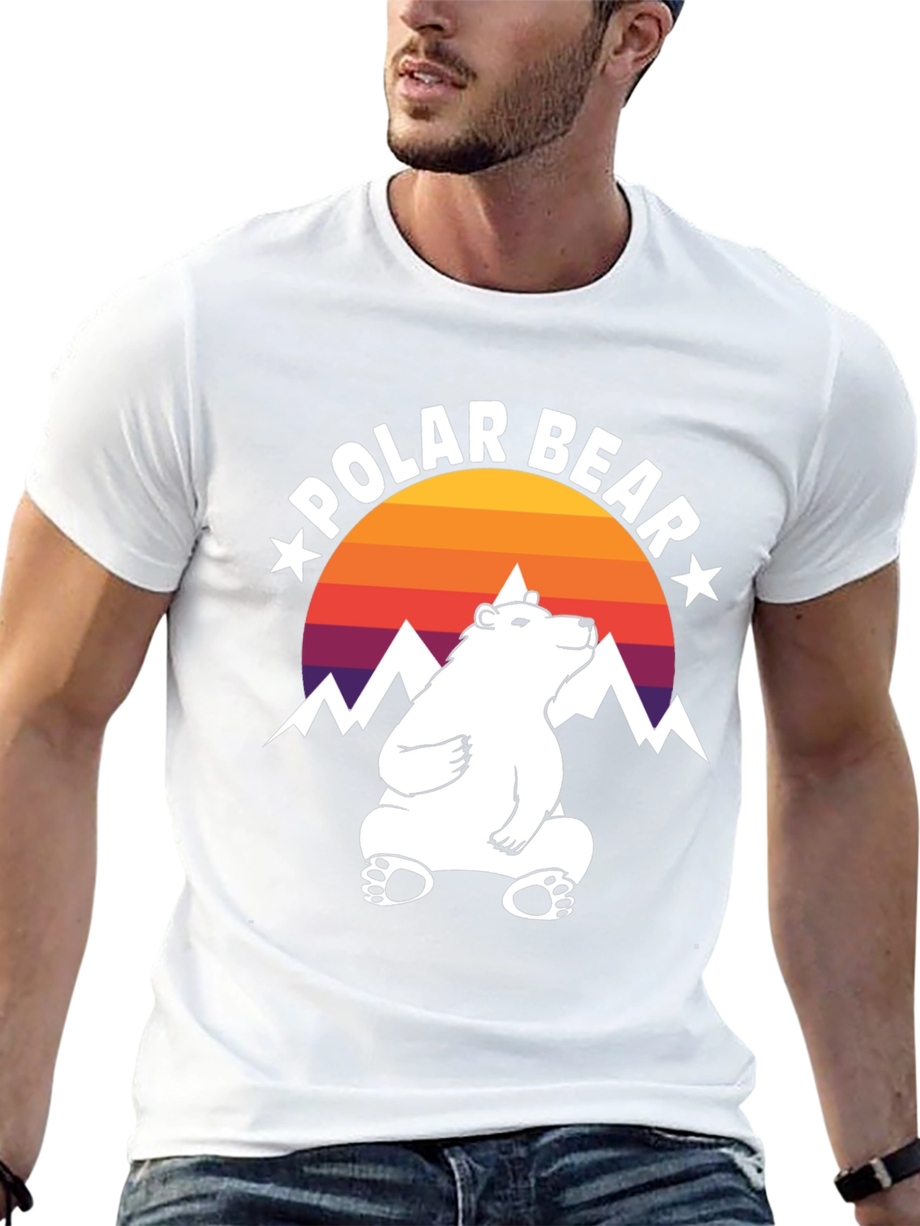 Cool Polar Bear Graphic Tee