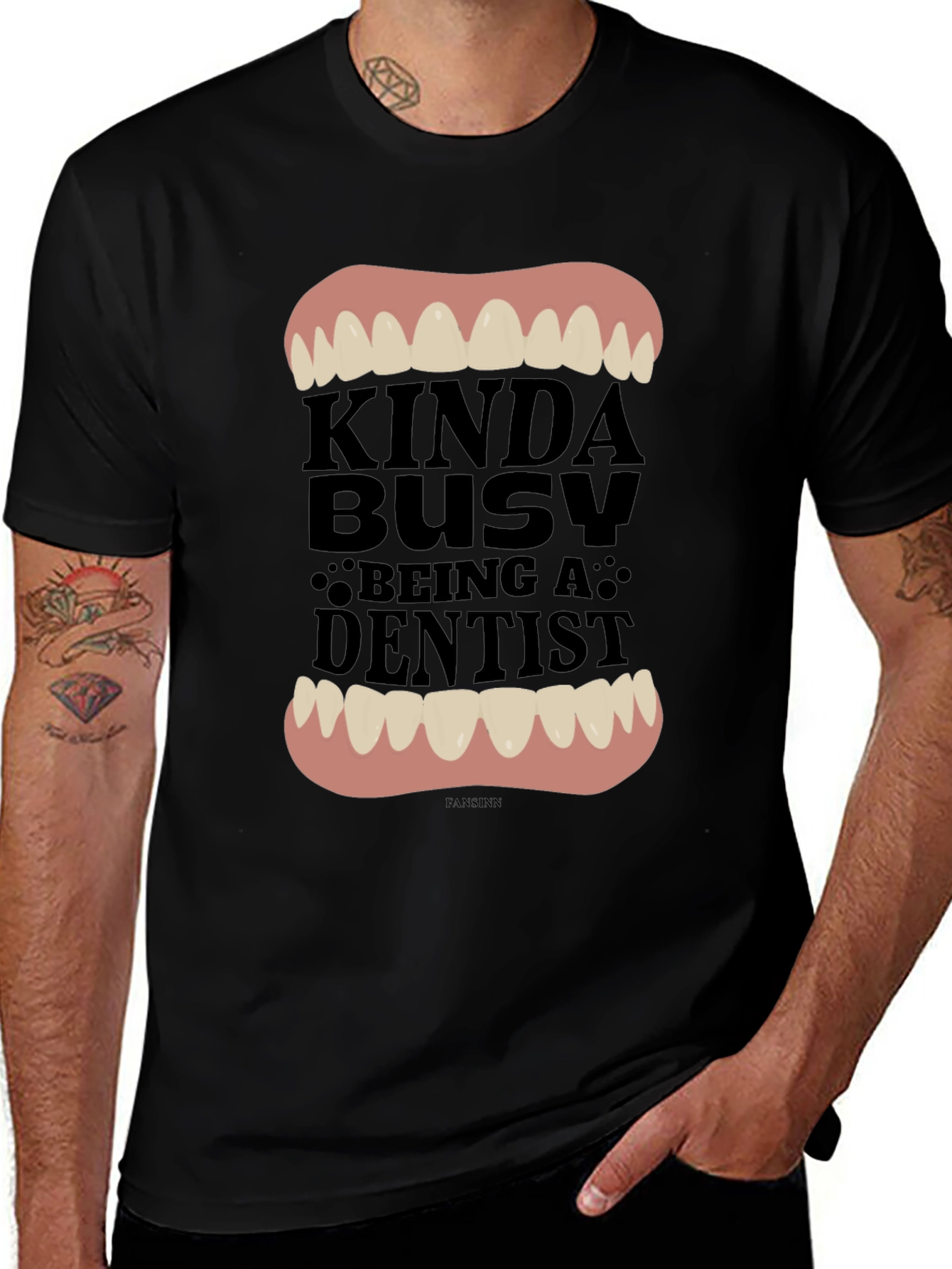Kinda Busy Being A Dentist Graphic Tee