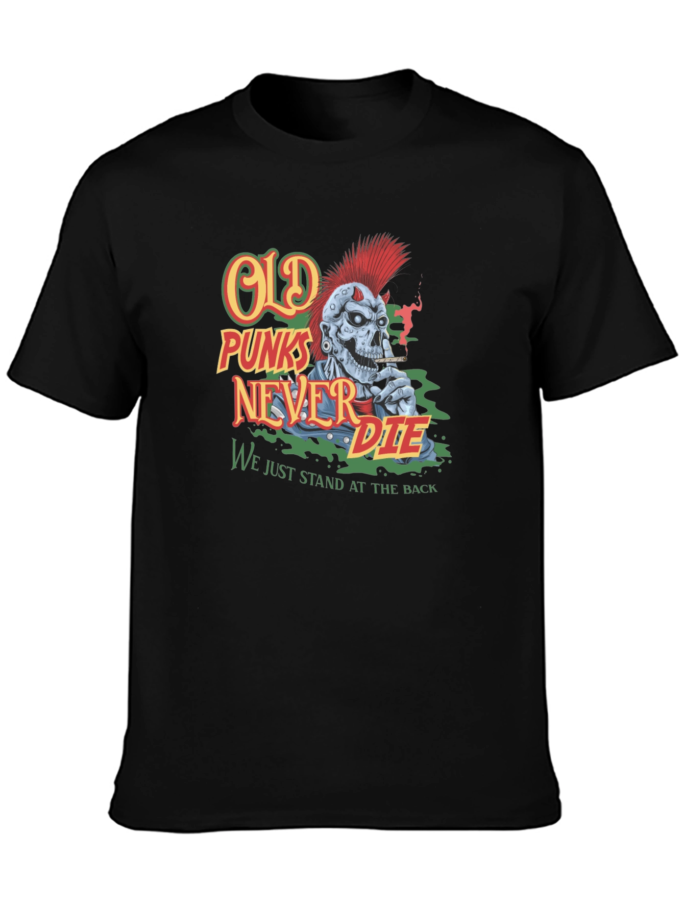 Old Punks Never Die Graphic Tee