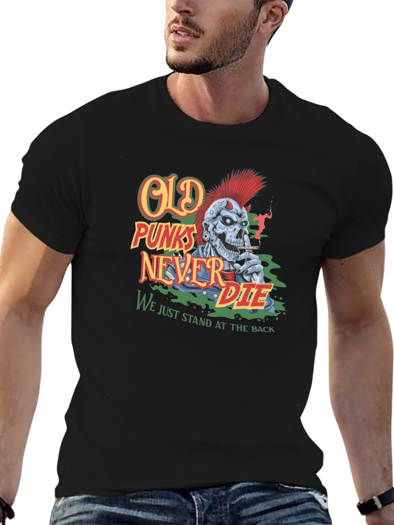 Old Punks Never Die Graphic Tee