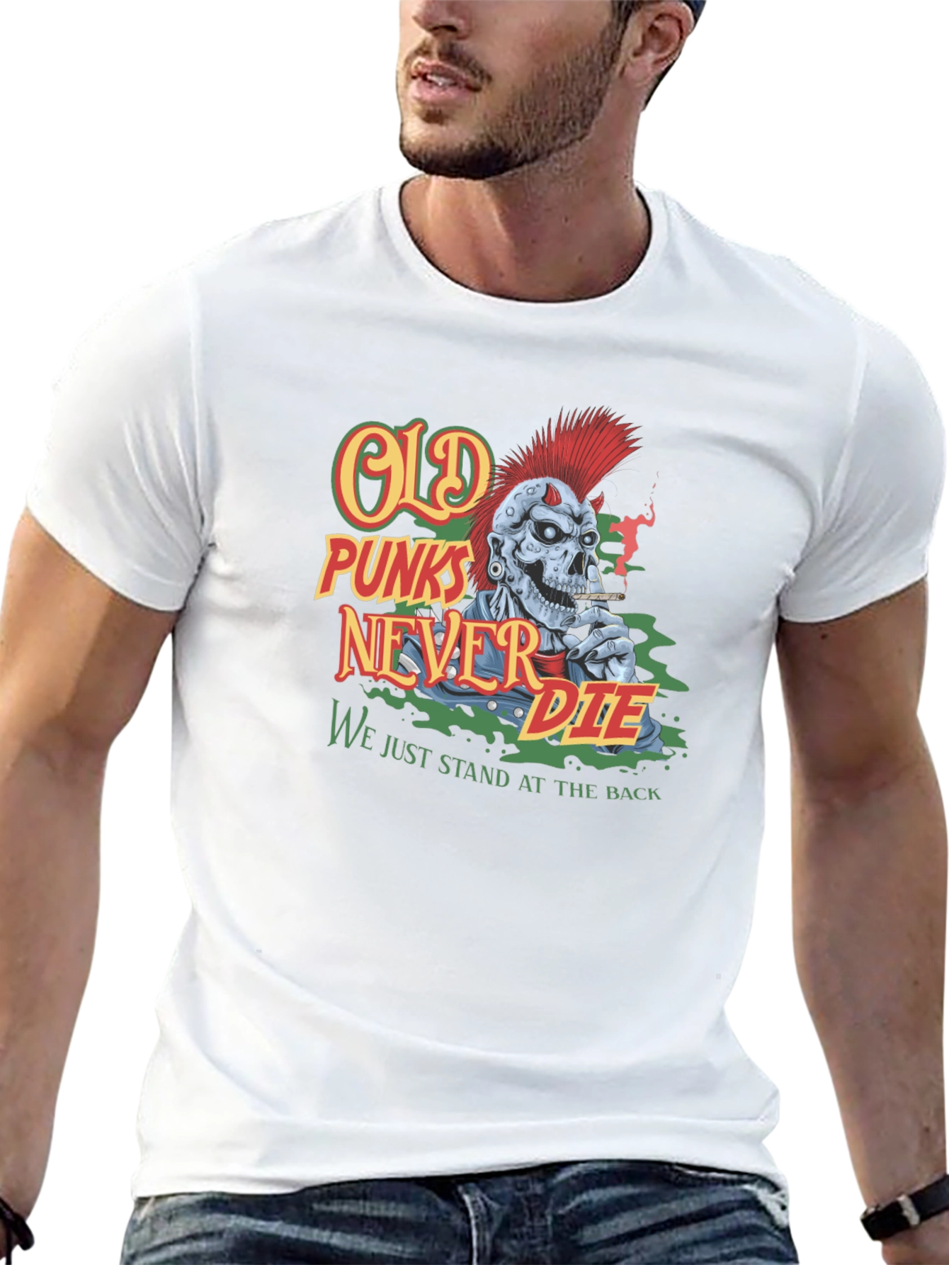 Old Punks Never Die Graphic Tee