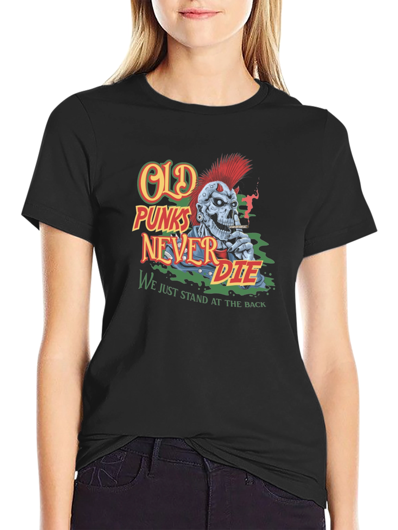 Old Punks Never Die Graphic Tee