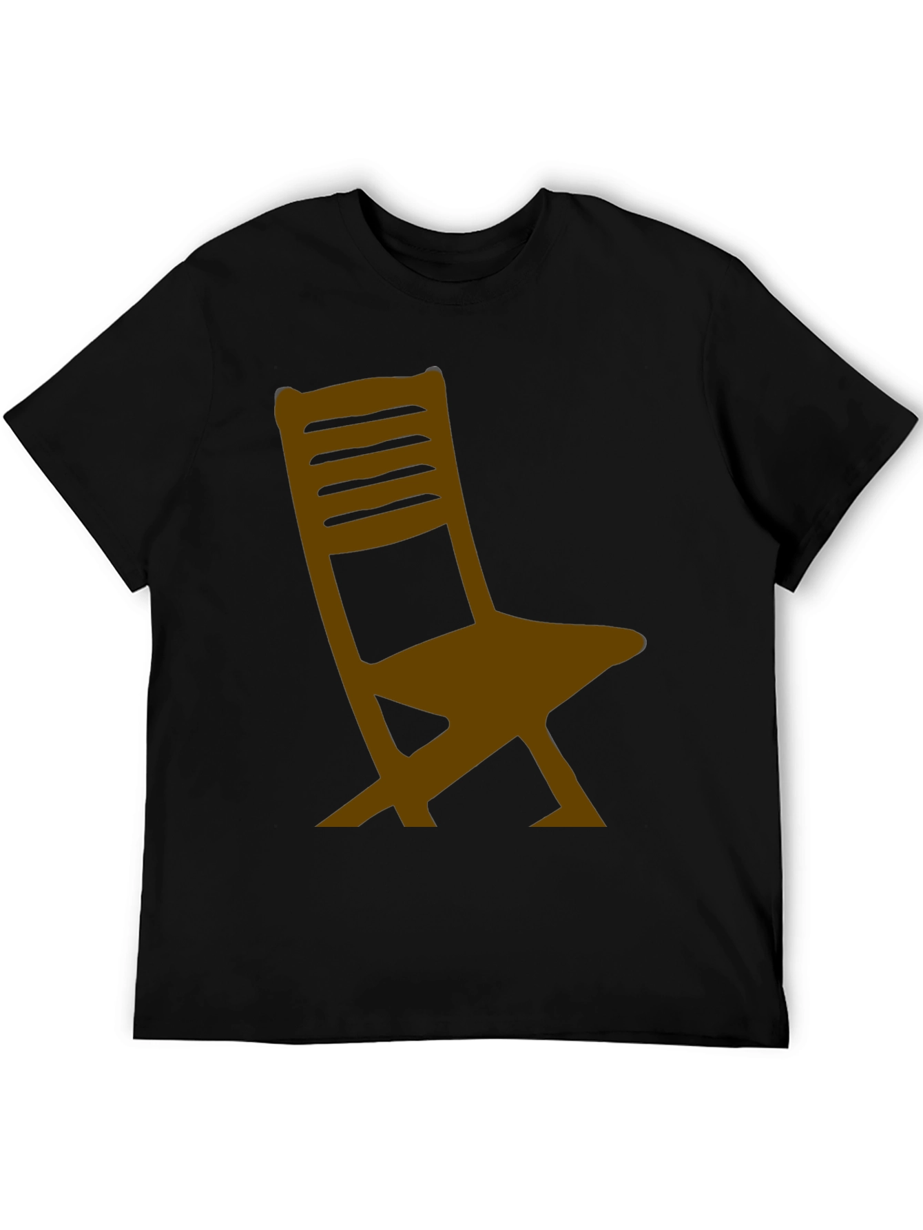 Chair Graphic Black T-Shirt - Relaxed Fit