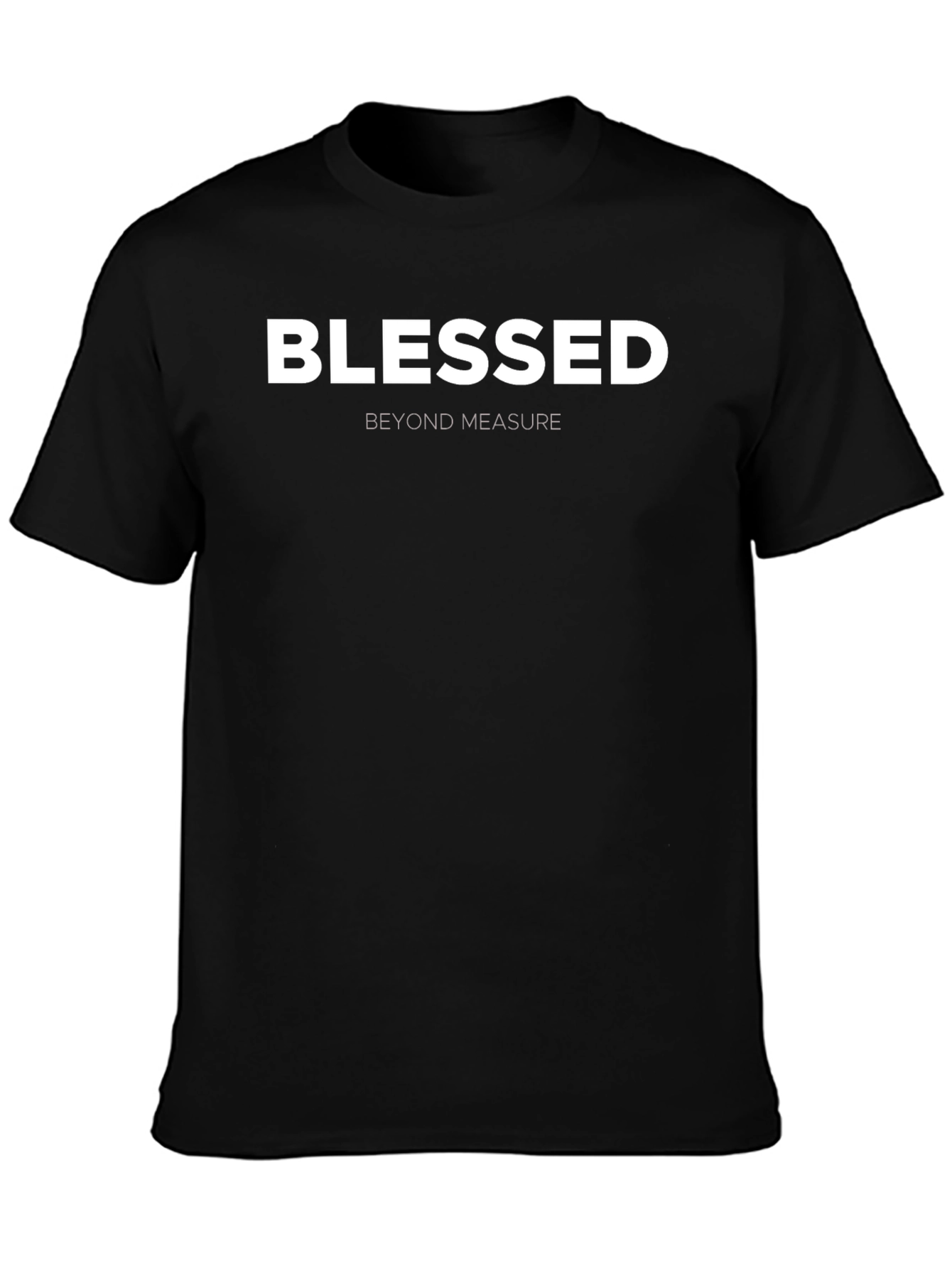 Blessed Beyond Measure Black T-Shirt