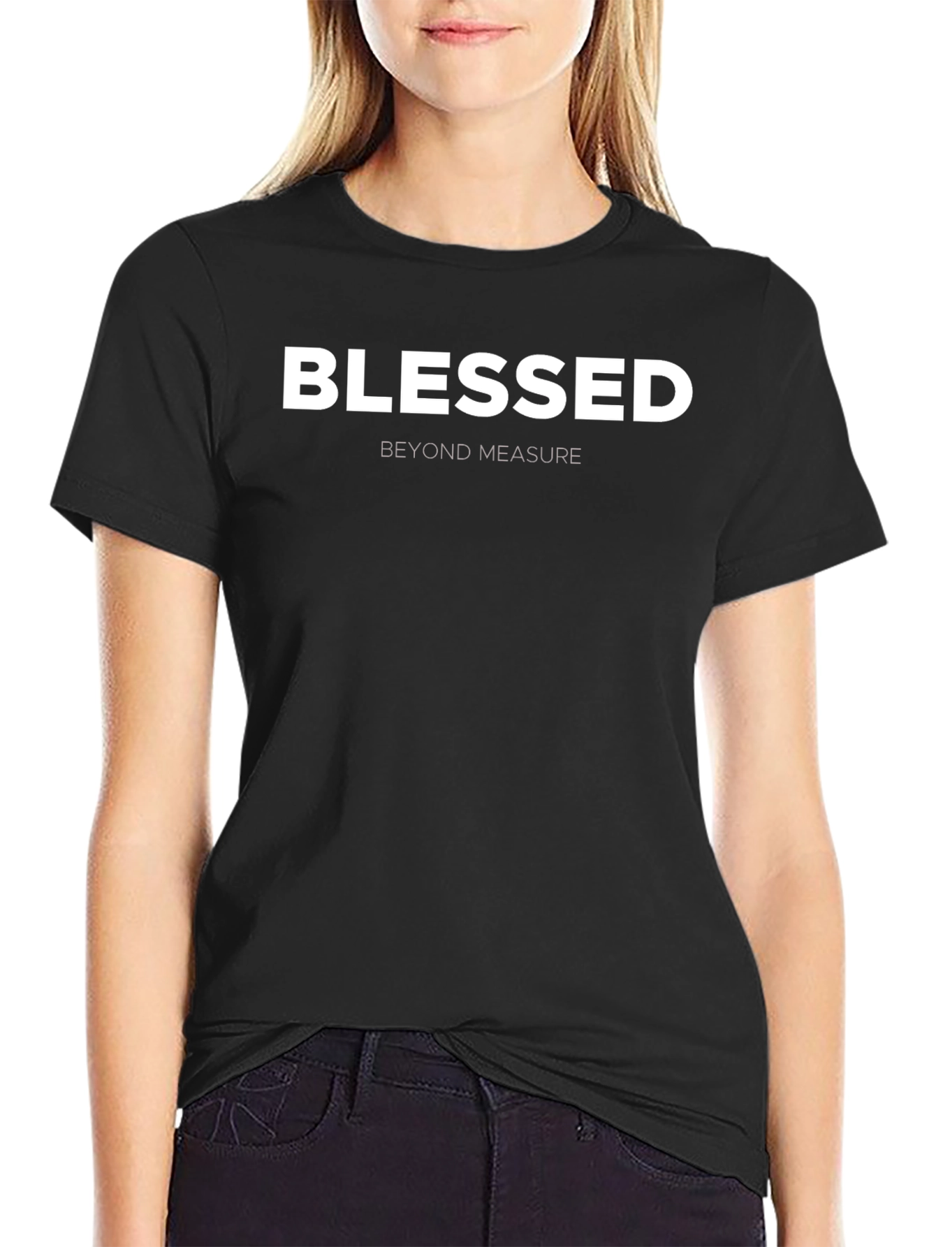 Blessed Beyond Measure Black T-Shirt