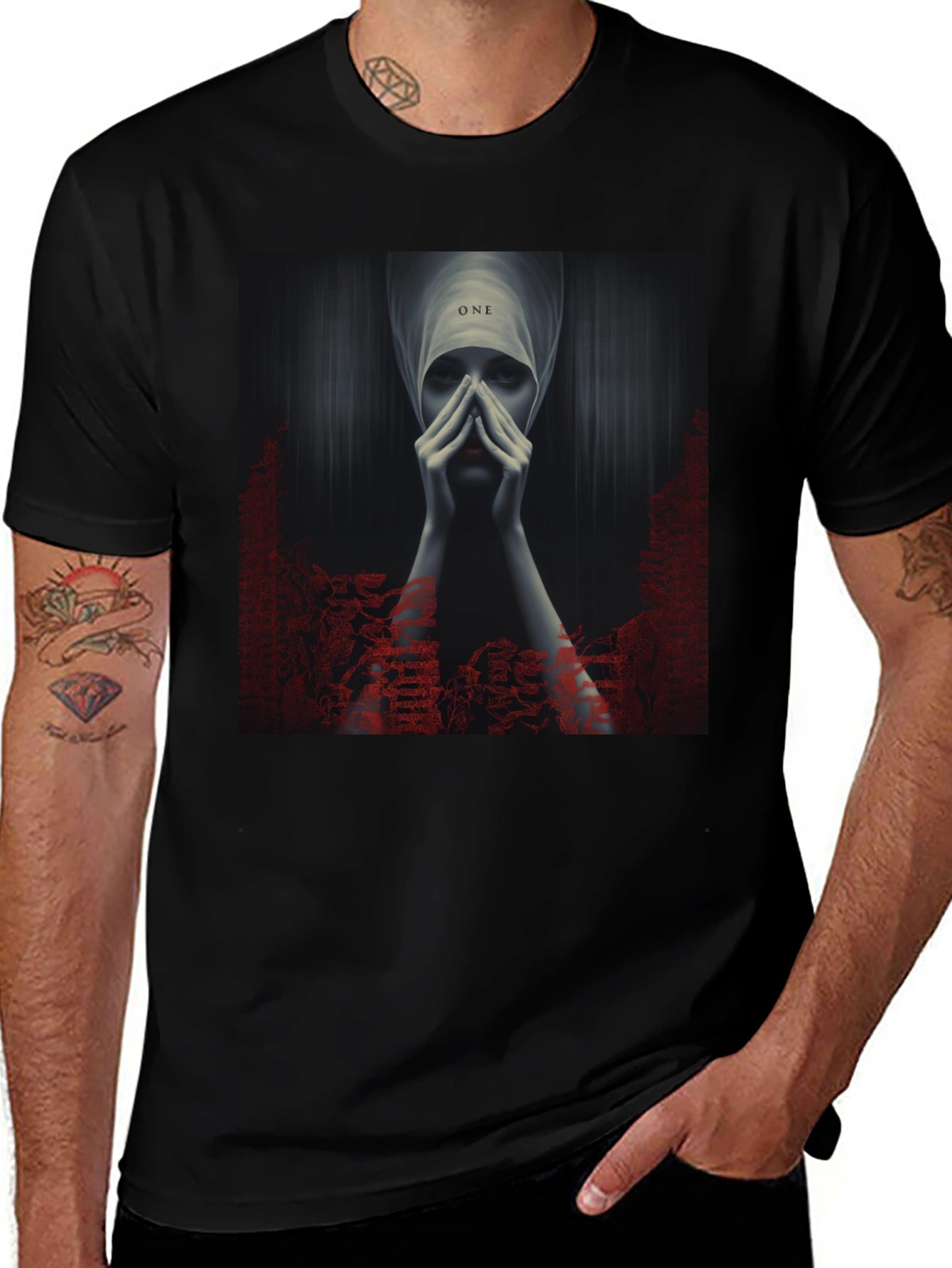 Mystic Woman Graphic Tee - Black