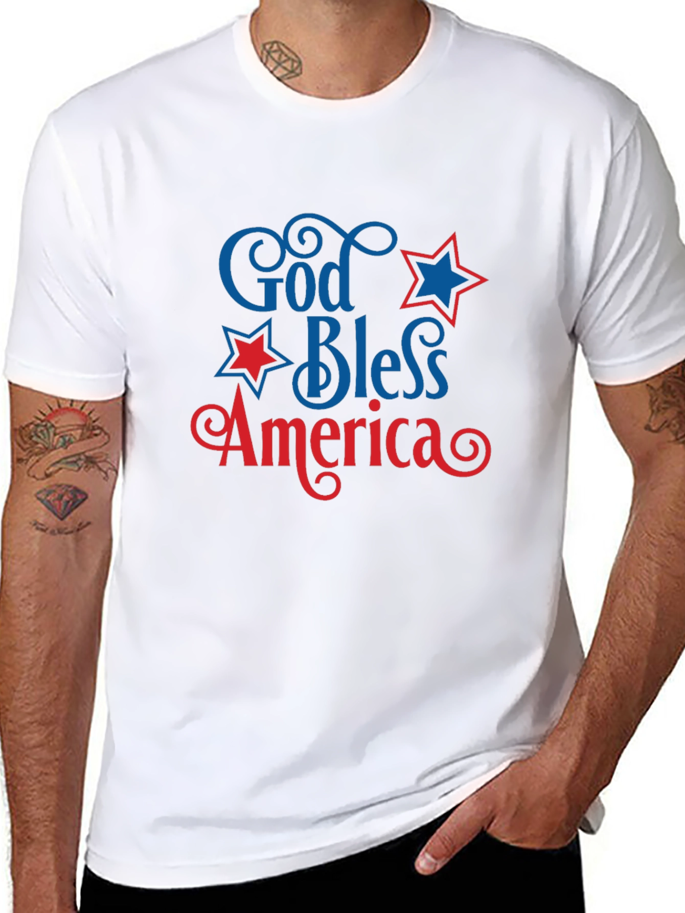 God Bless America Patriotic T-Shirt