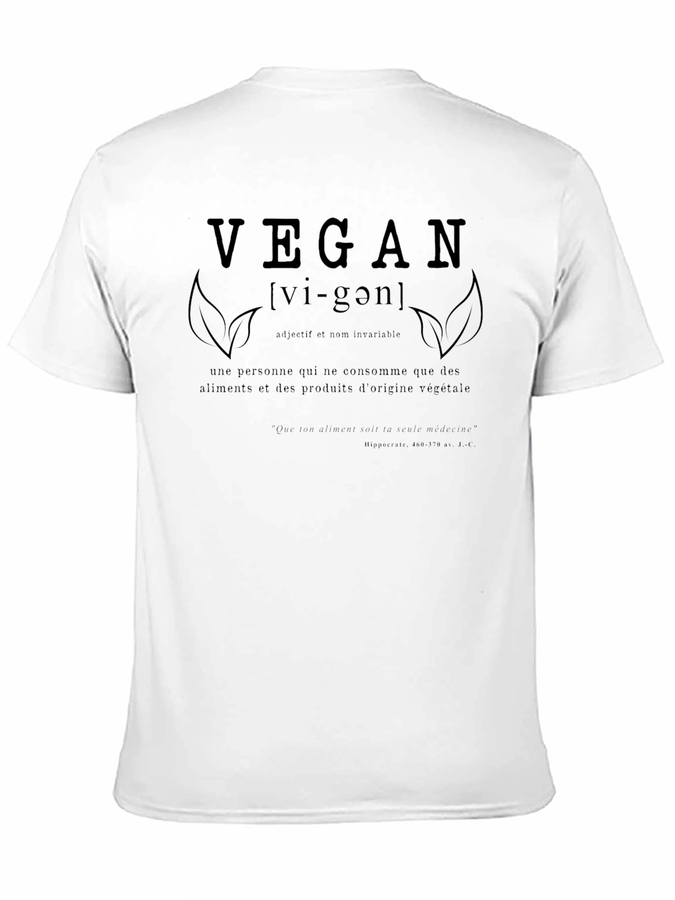 Vegan Definition Black T-Shirt