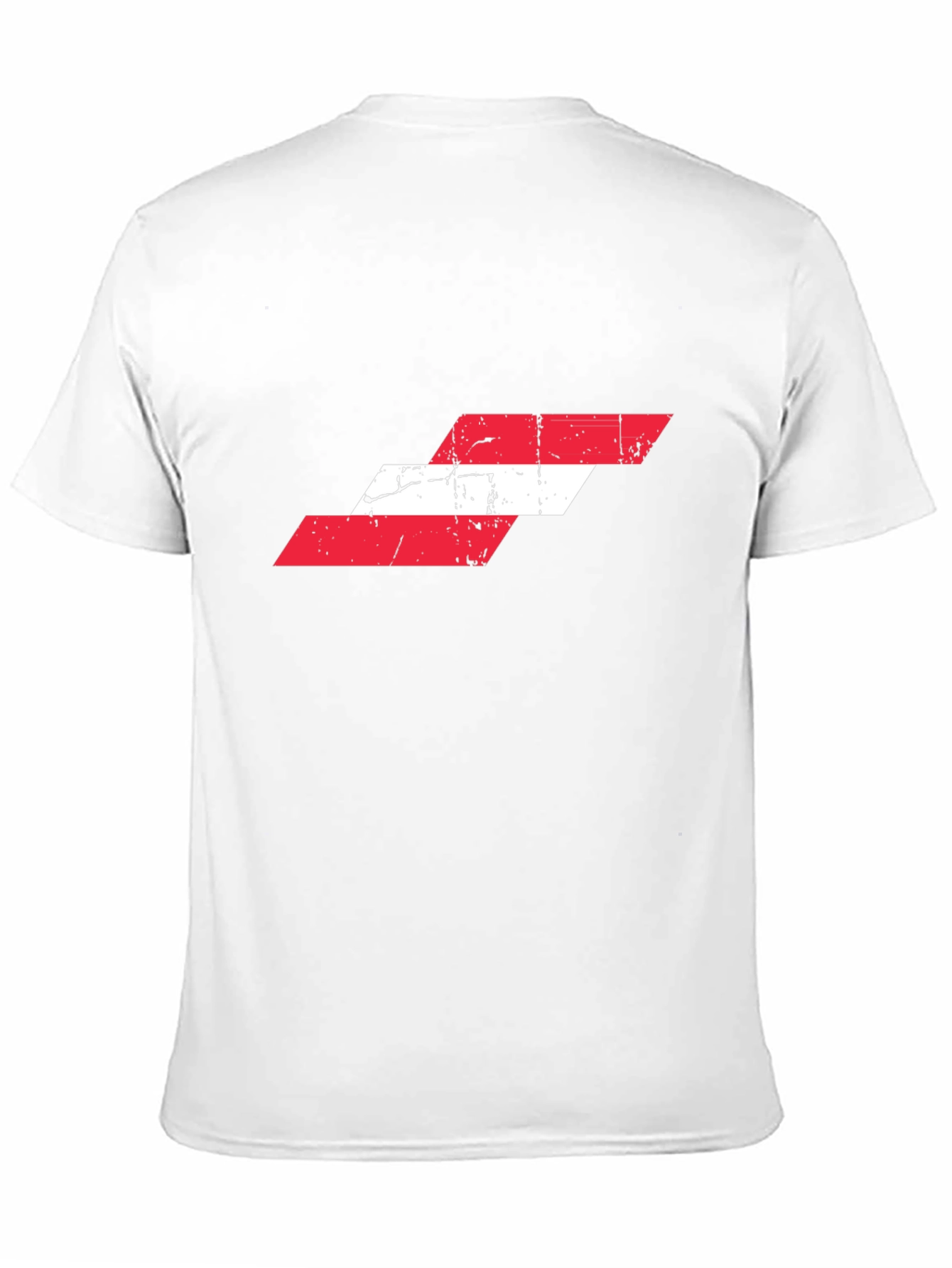 Distressed Austria Flag Graphic T-Shirt