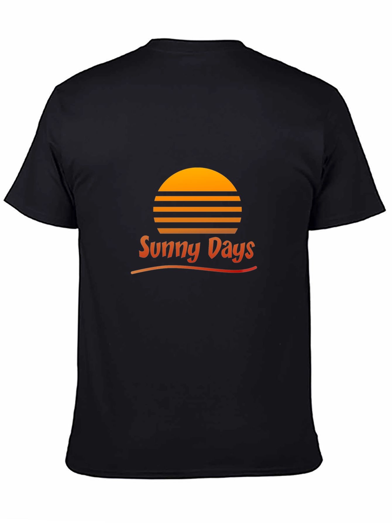 Sunny Days Graphic T-Shirt - Black