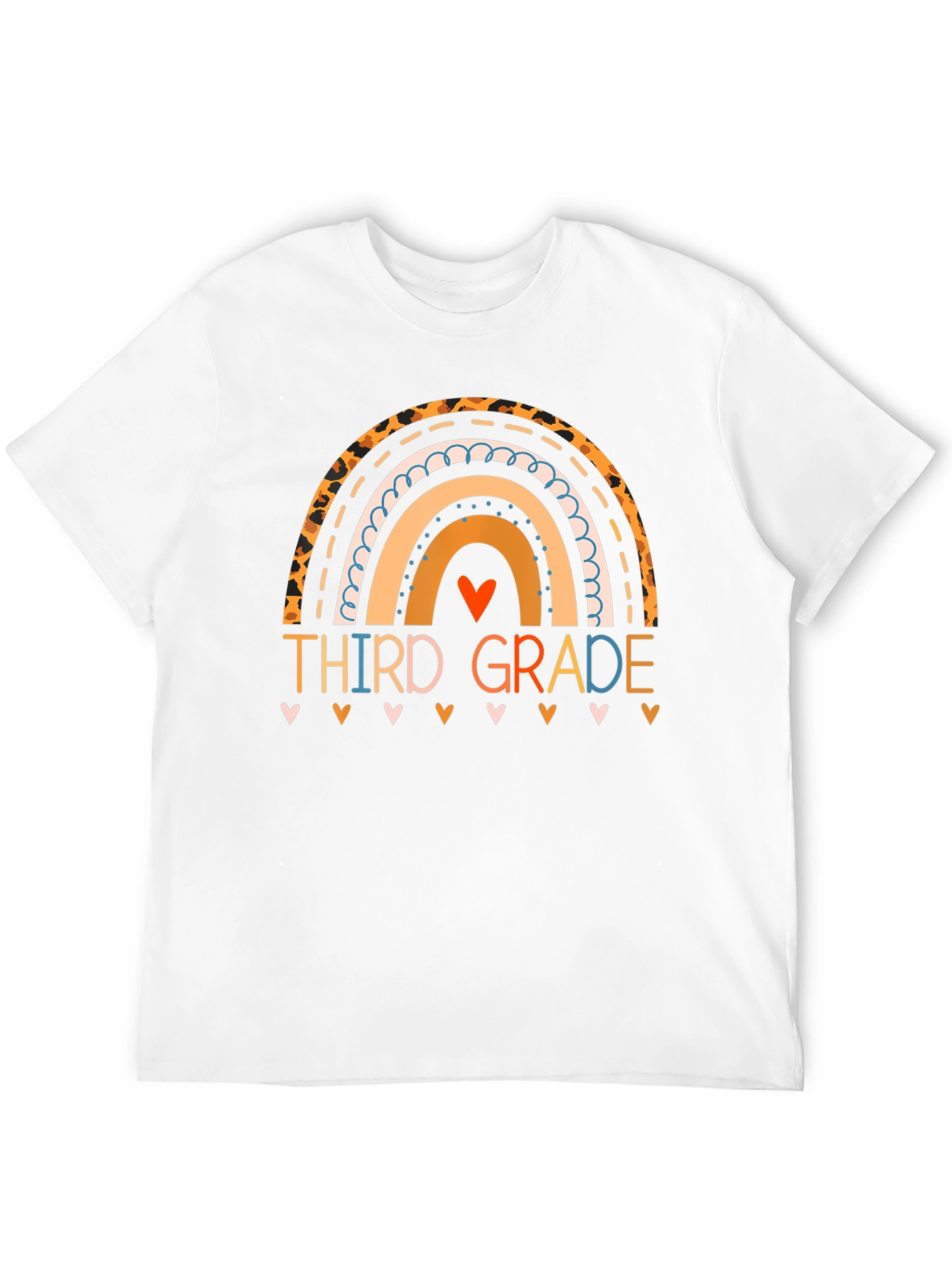 Third Grade Rainbow Teacher T-Shirt
