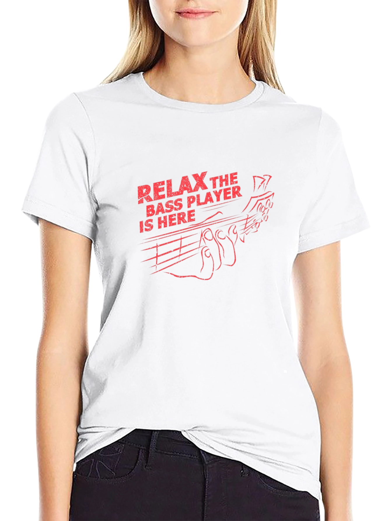 Relax Bass Player Here T-Shirt