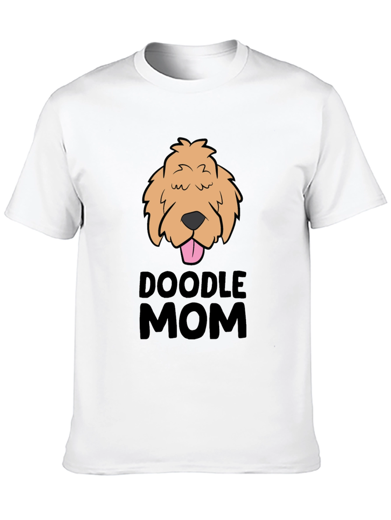 Doodle Mom Graphic Tee - Black