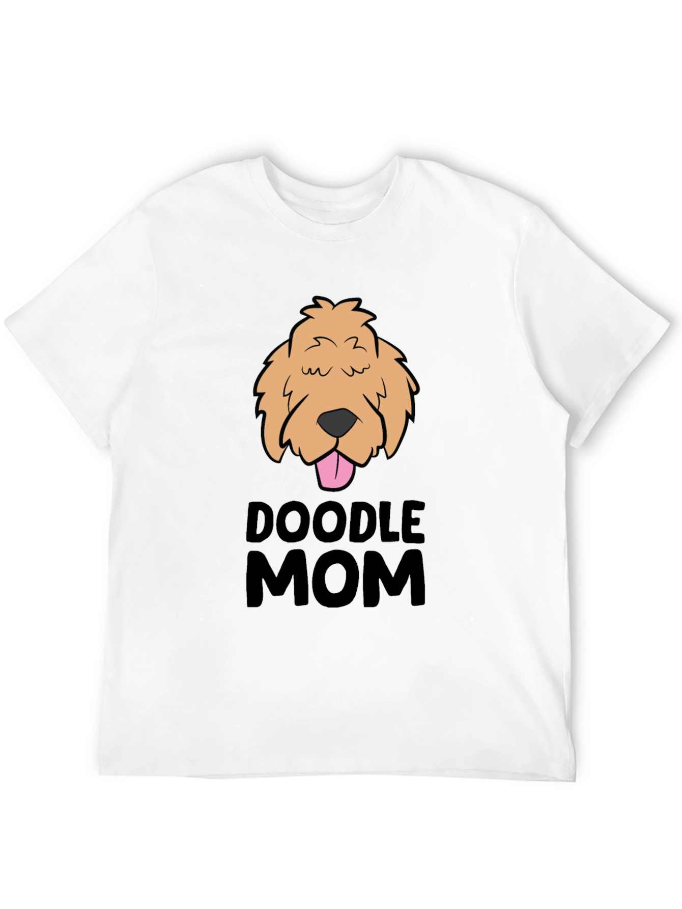 Doodle Mom Graphic Tee - Black