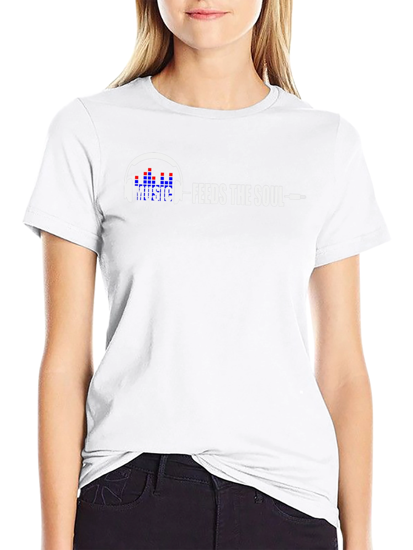 Music Feeds the Soul Graphic Tee