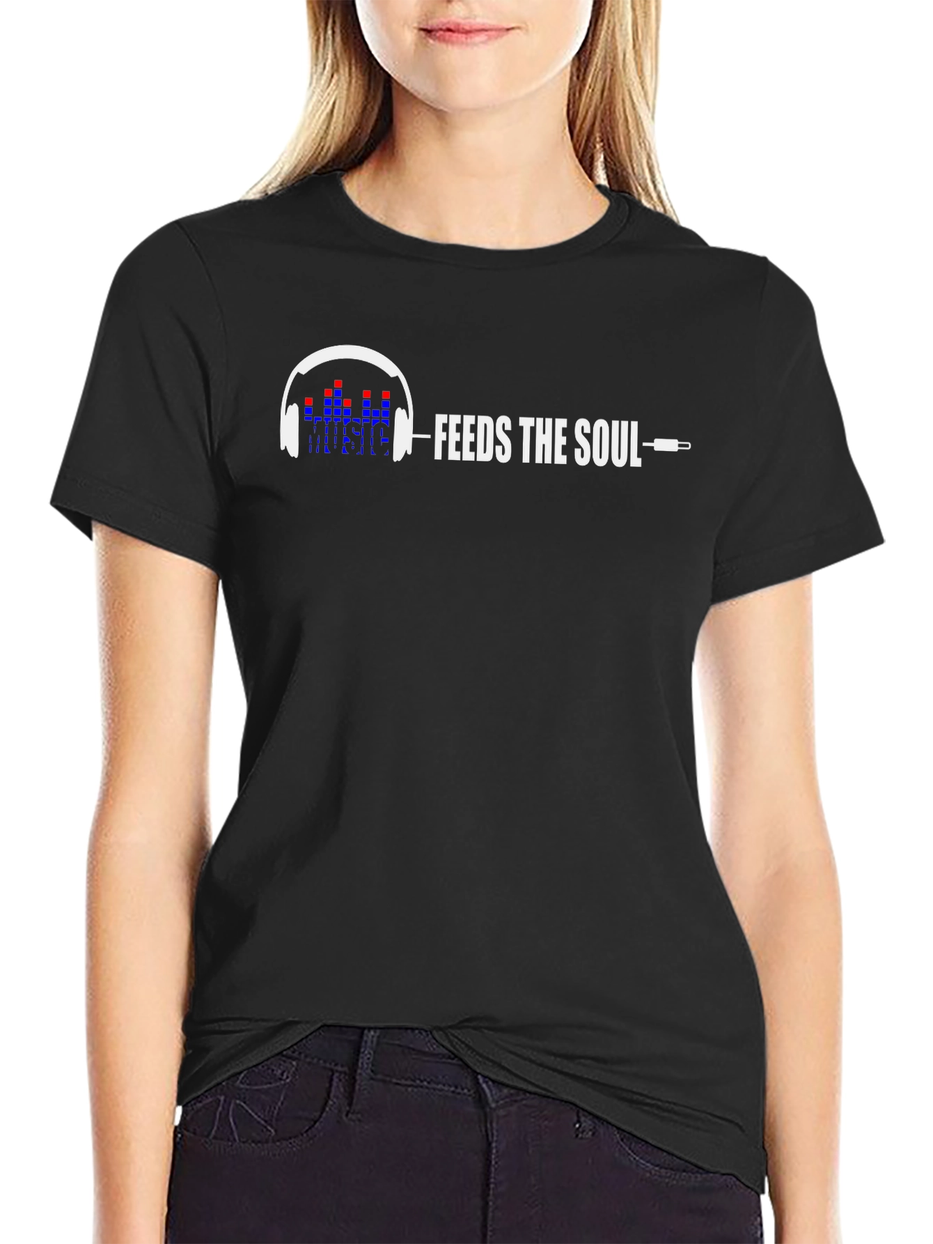 Music Feeds the Soul Graphic Tee