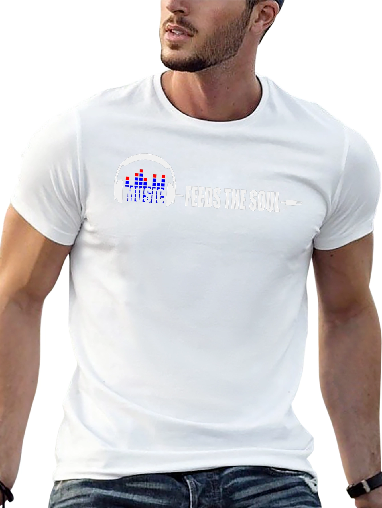 Music Feeds the Soul Graphic Tee
