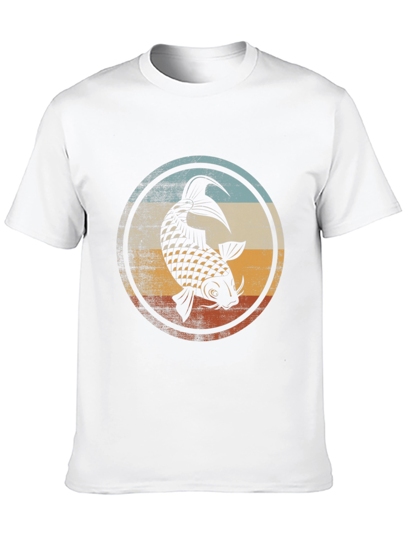 Koi Fish Graphic T-Shirt - Mens Black Tee
