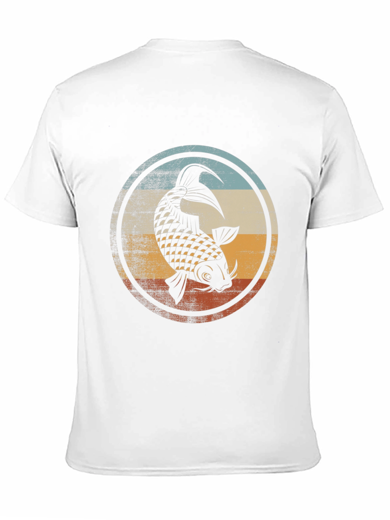 Koi Fish Graphic T-Shirt - Mens Black Tee
