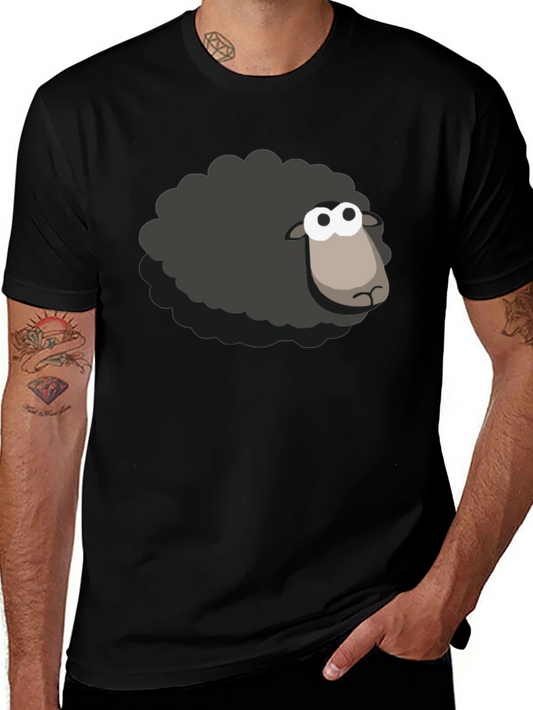 Black Sheep T-Shirt - Cartoon Style