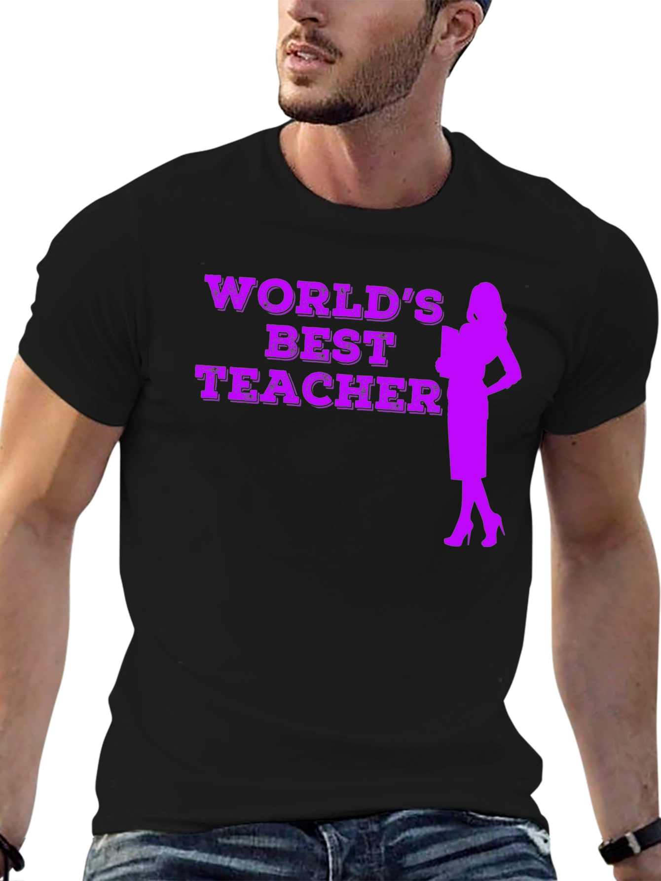 Worlds Best Teacher Graphic T-Shirt