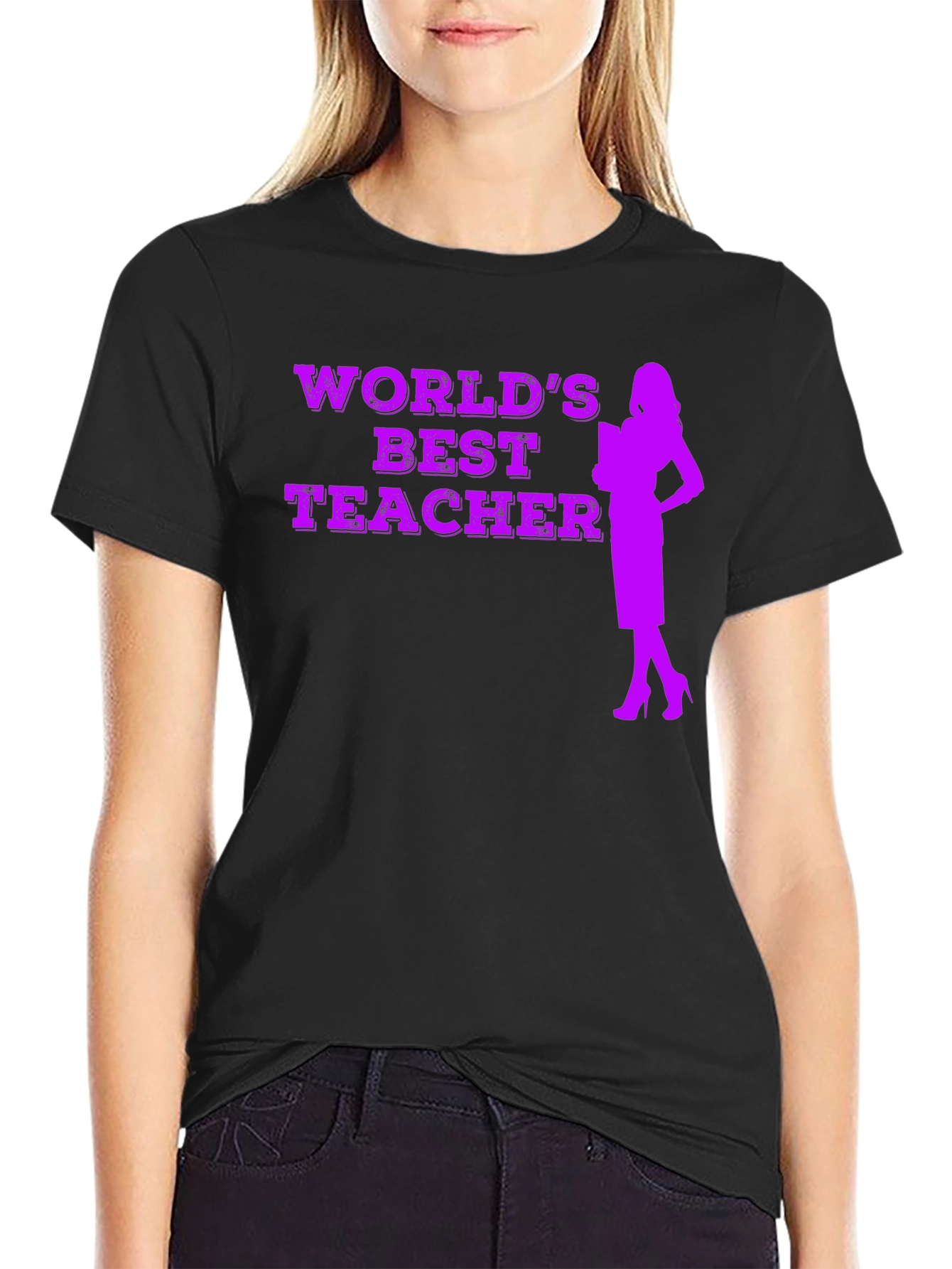 Worlds Best Teacher Graphic T-Shirt