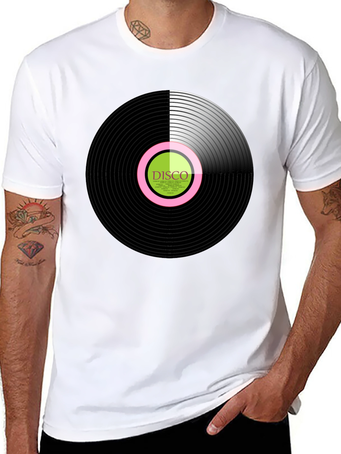 Disco Vinyl Record Graphic Tee