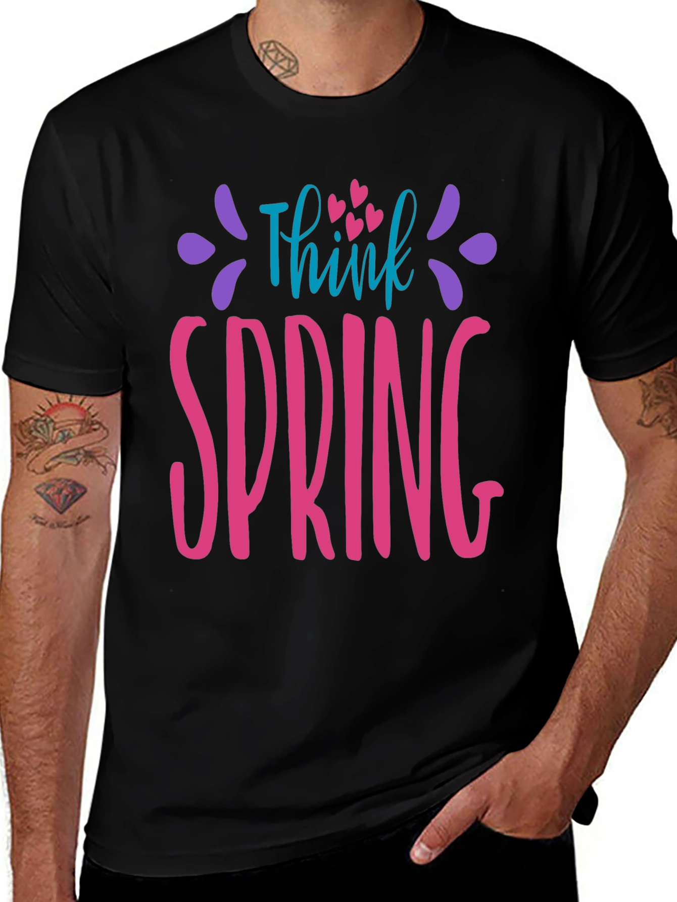 Think Spring Graphic T-Shirt - Soft & Stylish