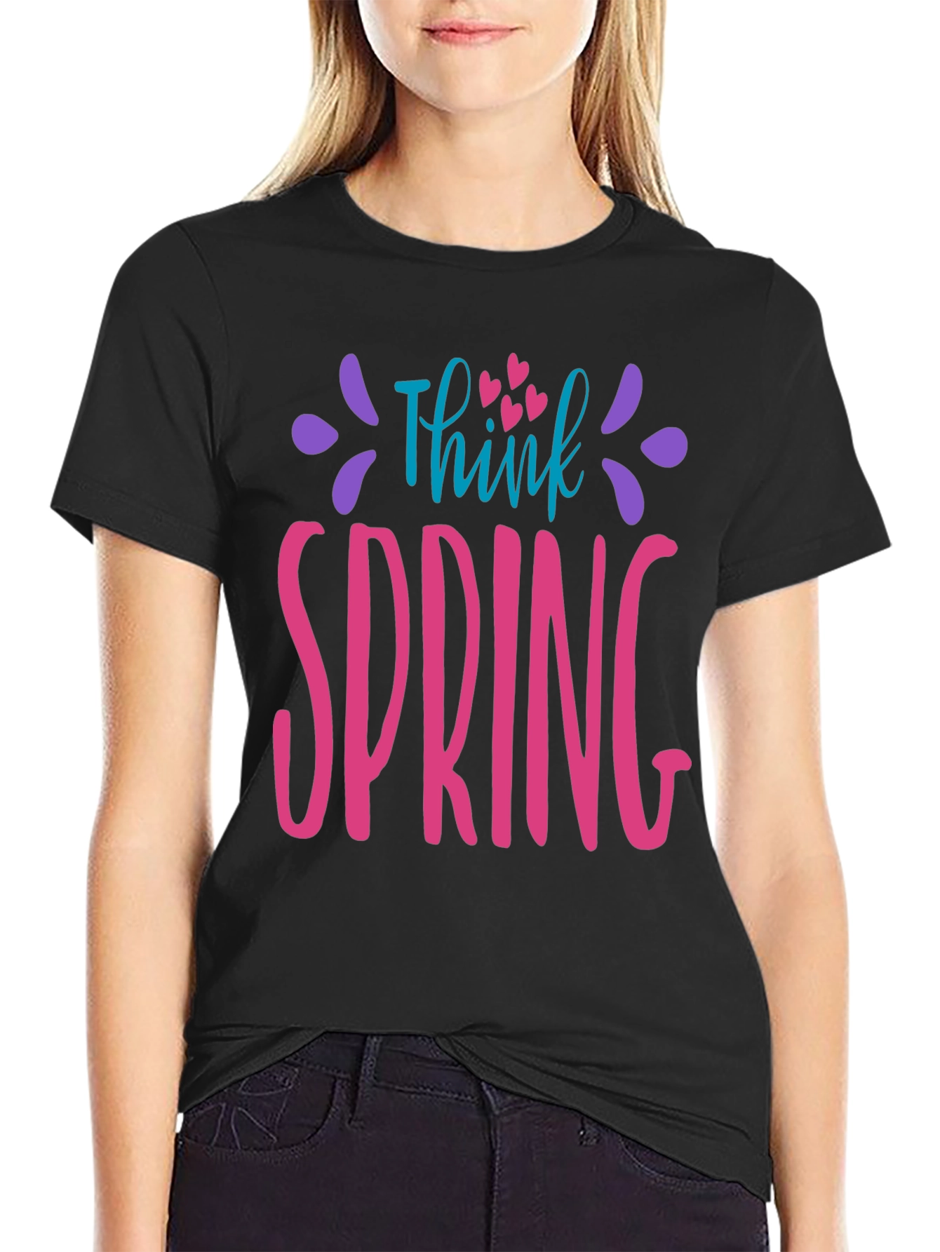 Think Spring Graphic T-Shirt - Soft & Stylish