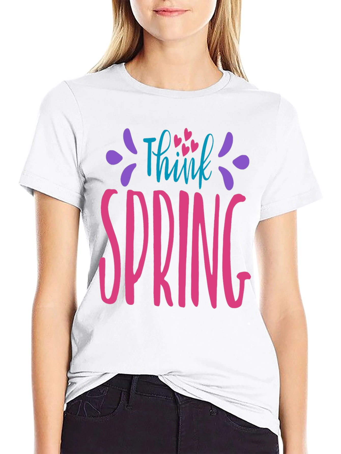 Think Spring Graphic T-Shirt - Soft & Stylish