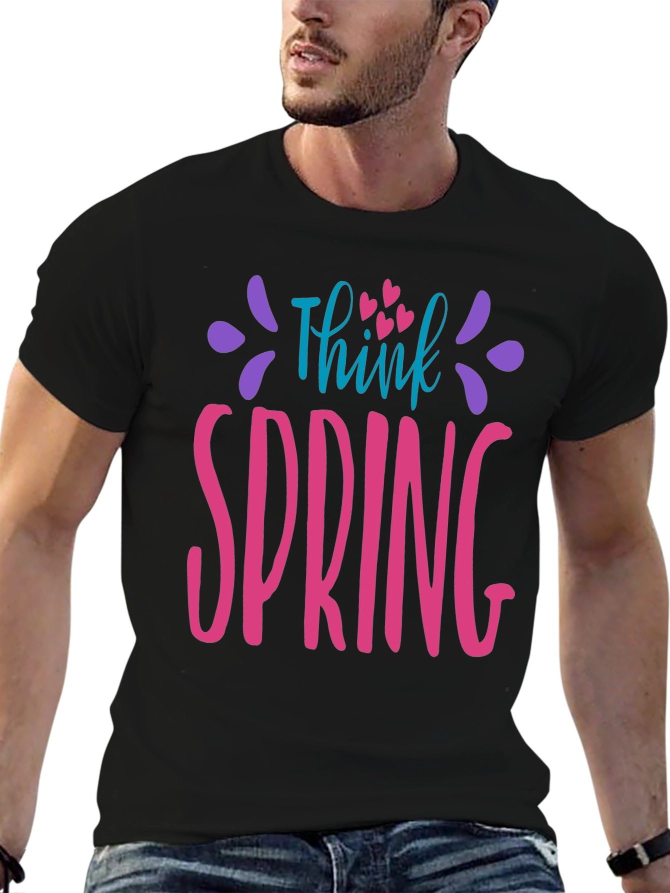 Think Spring Graphic T-Shirt - Soft & Stylish