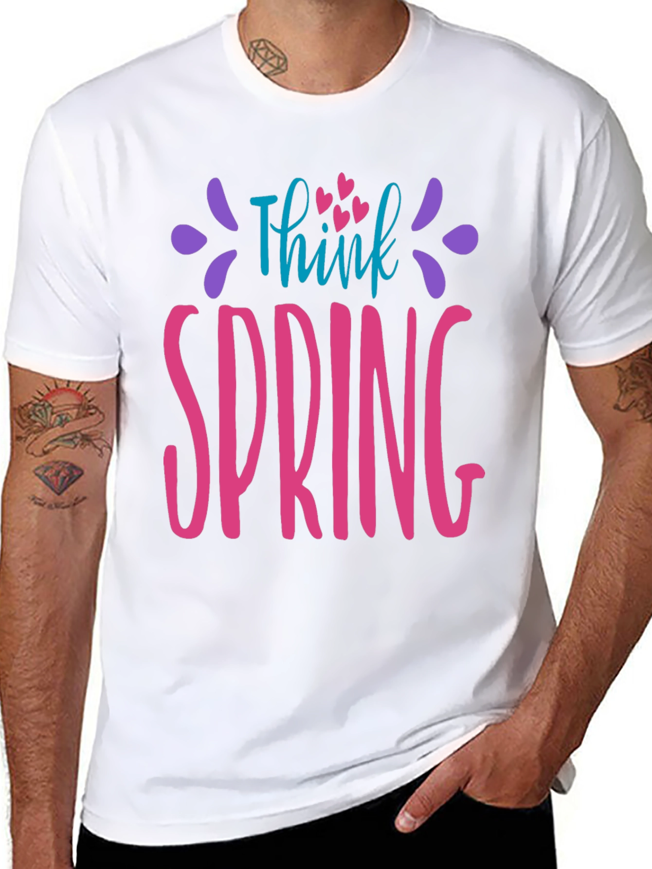 Think Spring Graphic T-Shirt - Soft & Stylish