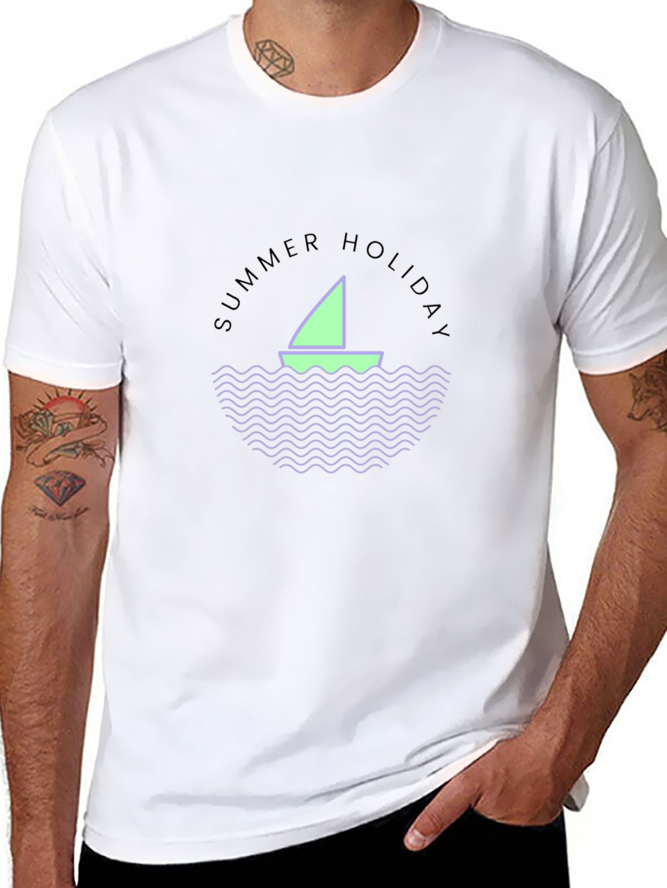 Summer Holiday Boat T-Shirt