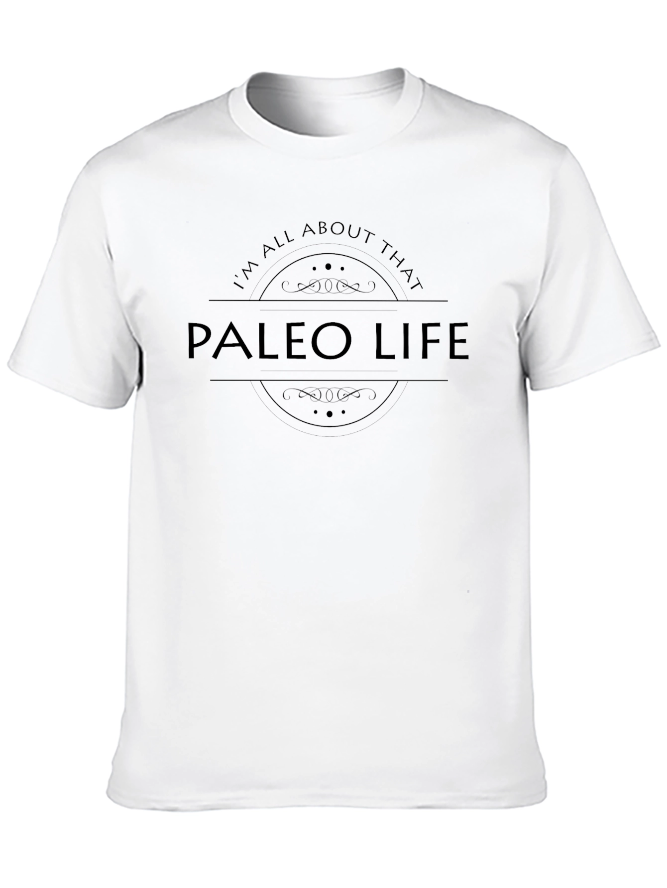 Paleo Life Graphic T-Shirt - Mens Black Tee