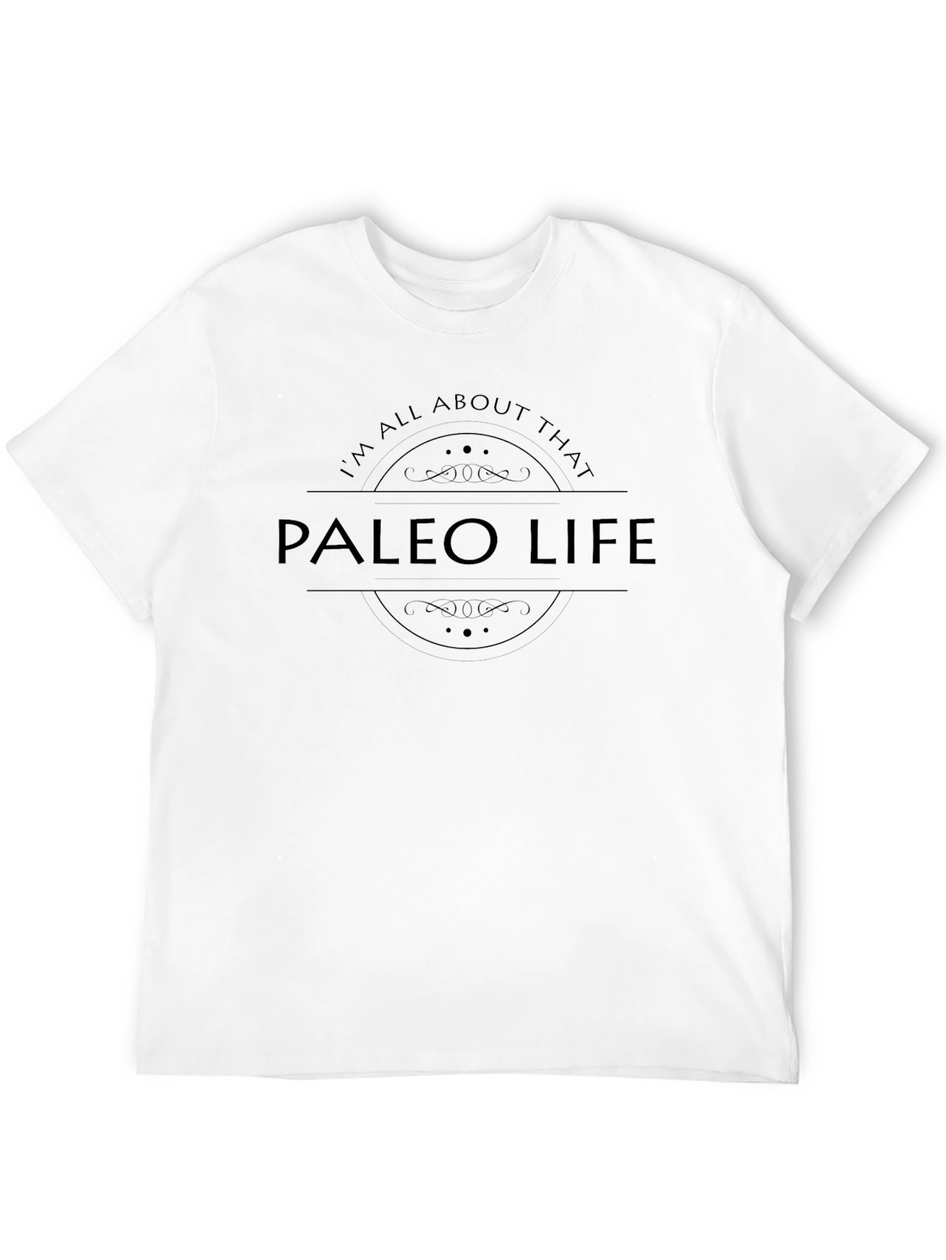 Paleo Life Graphic T-Shirt - Mens Black Tee