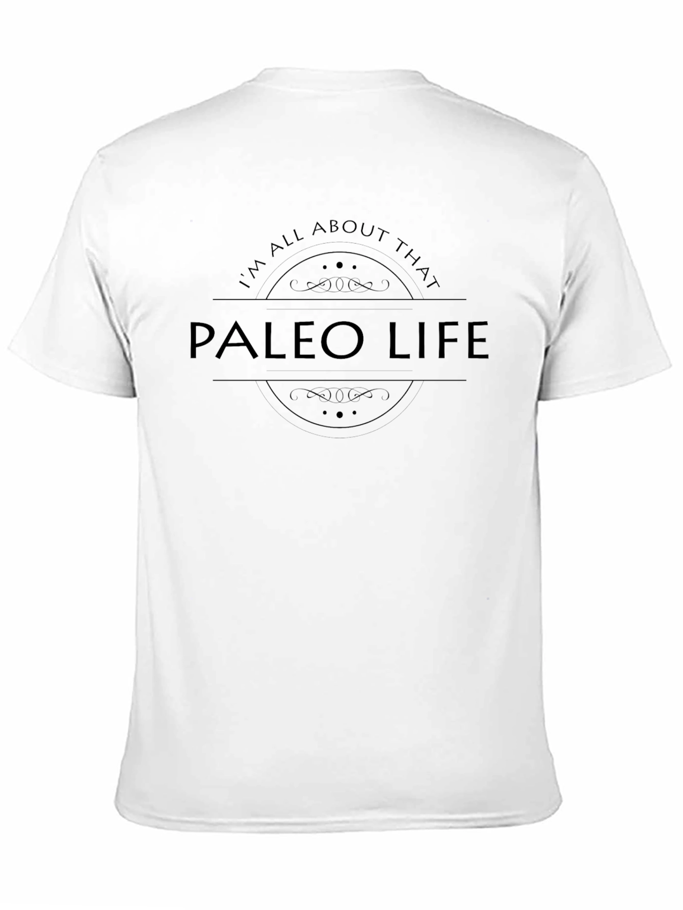 Paleo Life Graphic T-Shirt - Mens Black Tee