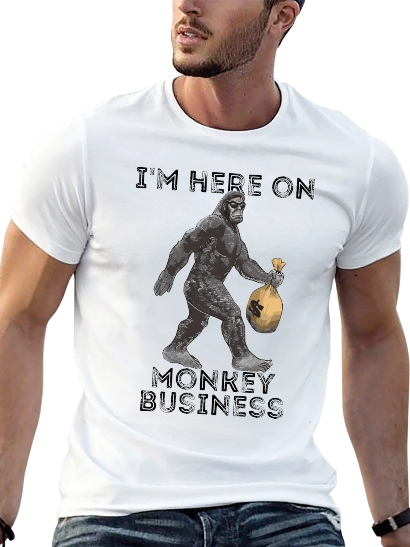 Monkey Business Graphic Tee