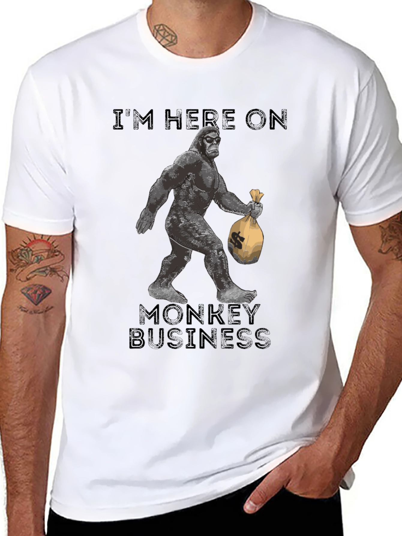 Monkey Business Graphic Tee