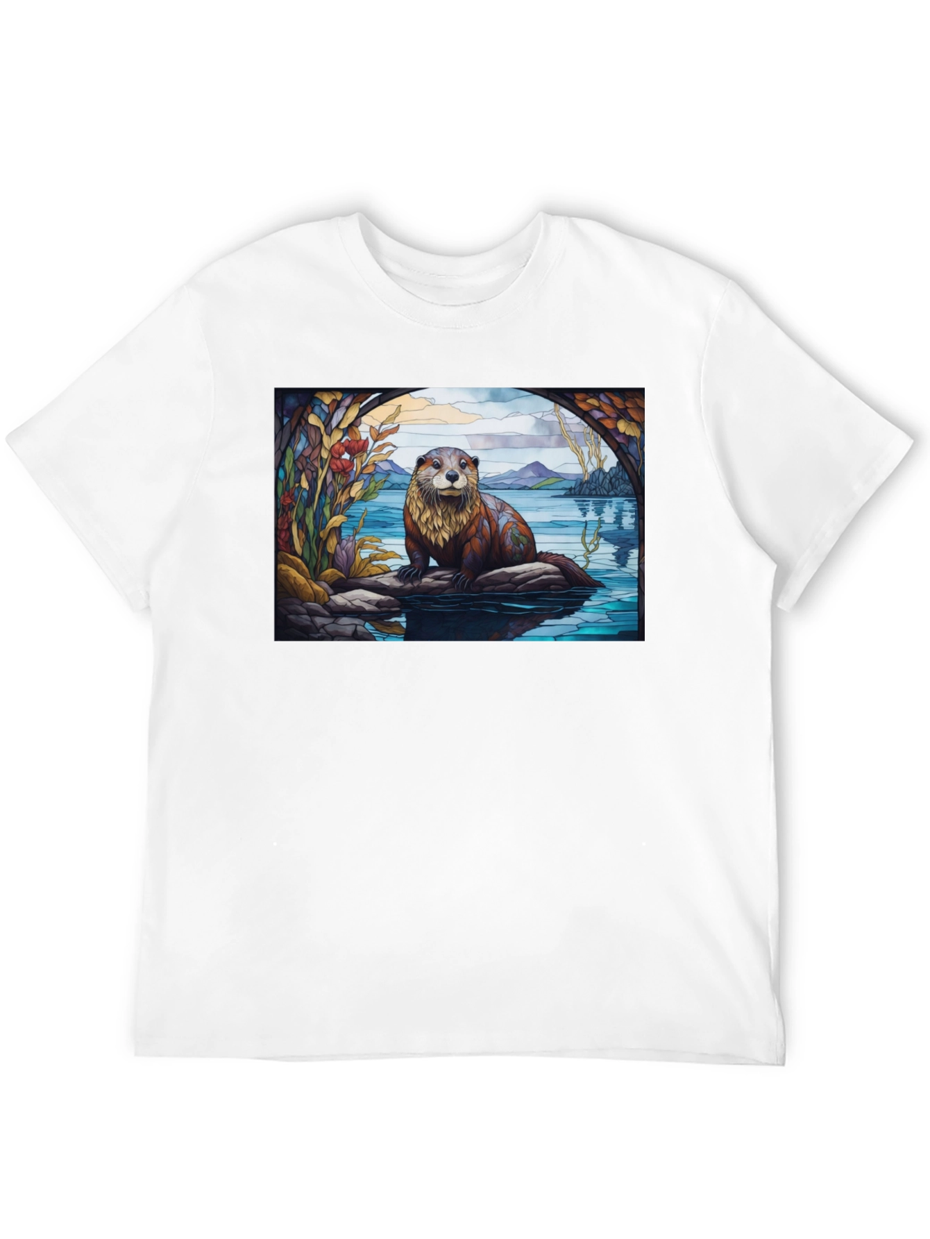 Otter Graphic Tee - Nature Lovers T-Shirt