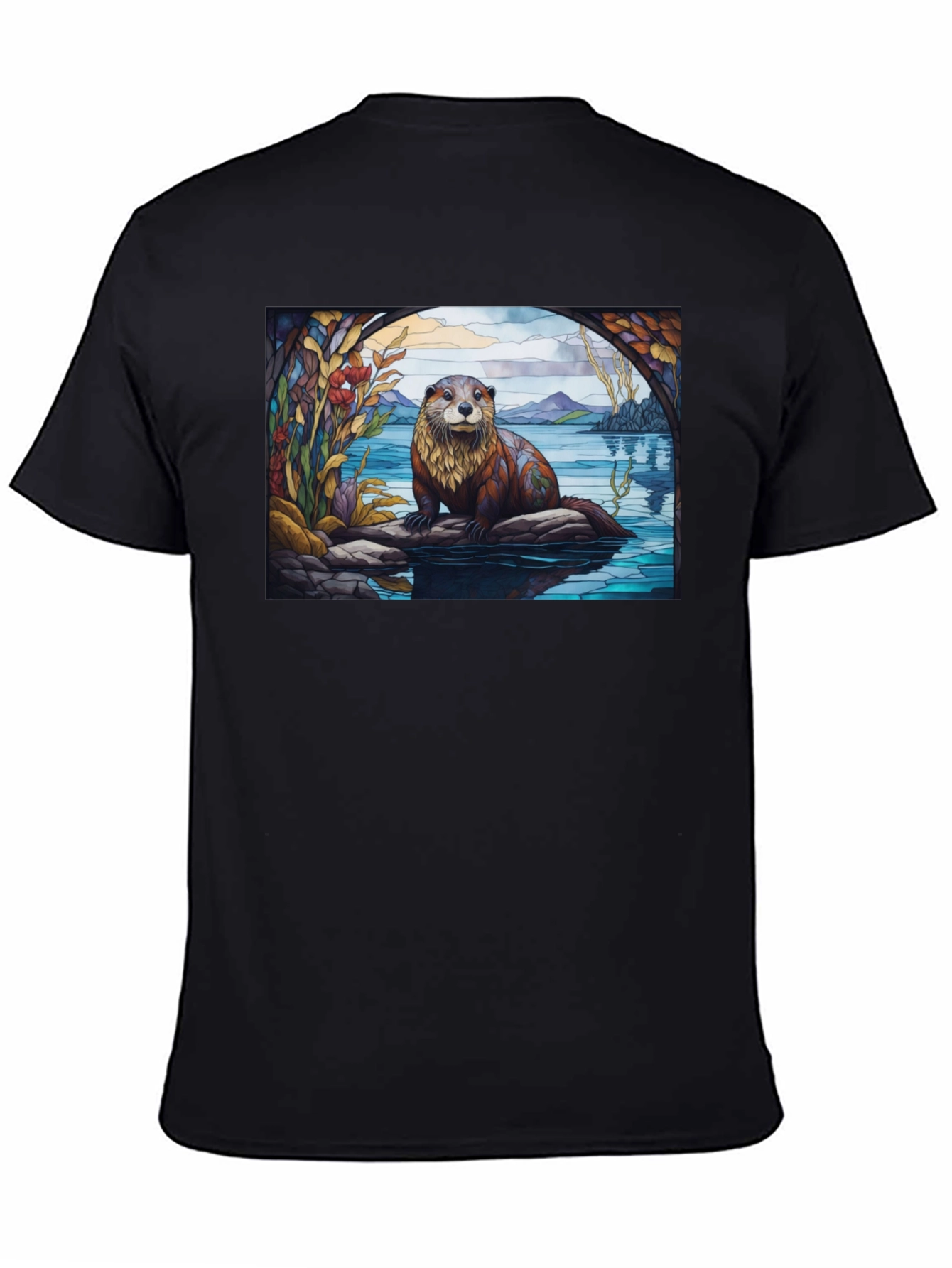 Otter Graphic Tee - Nature Lovers T-Shirt