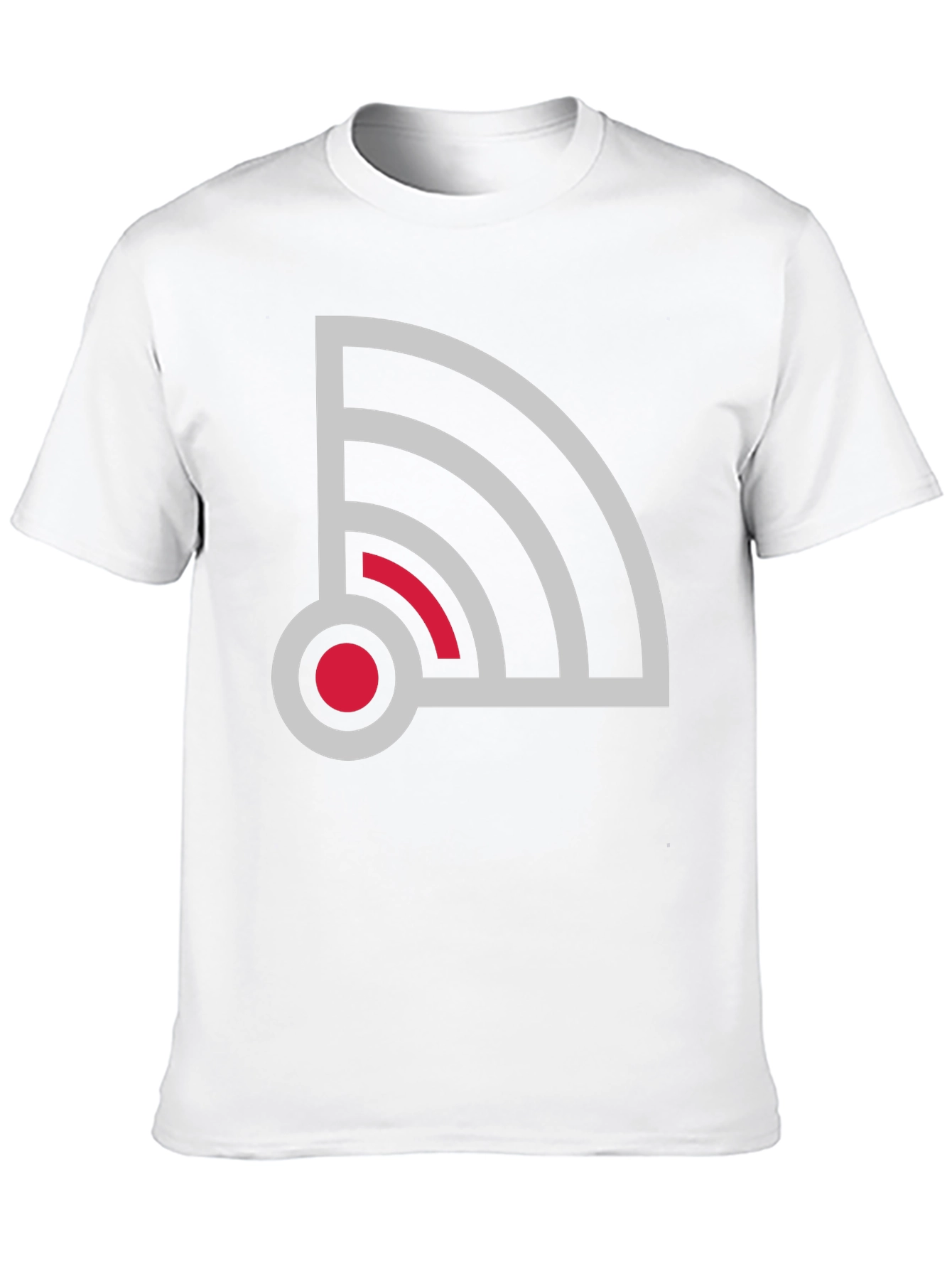 Cool Graphic Tee: Retro Wifi Design