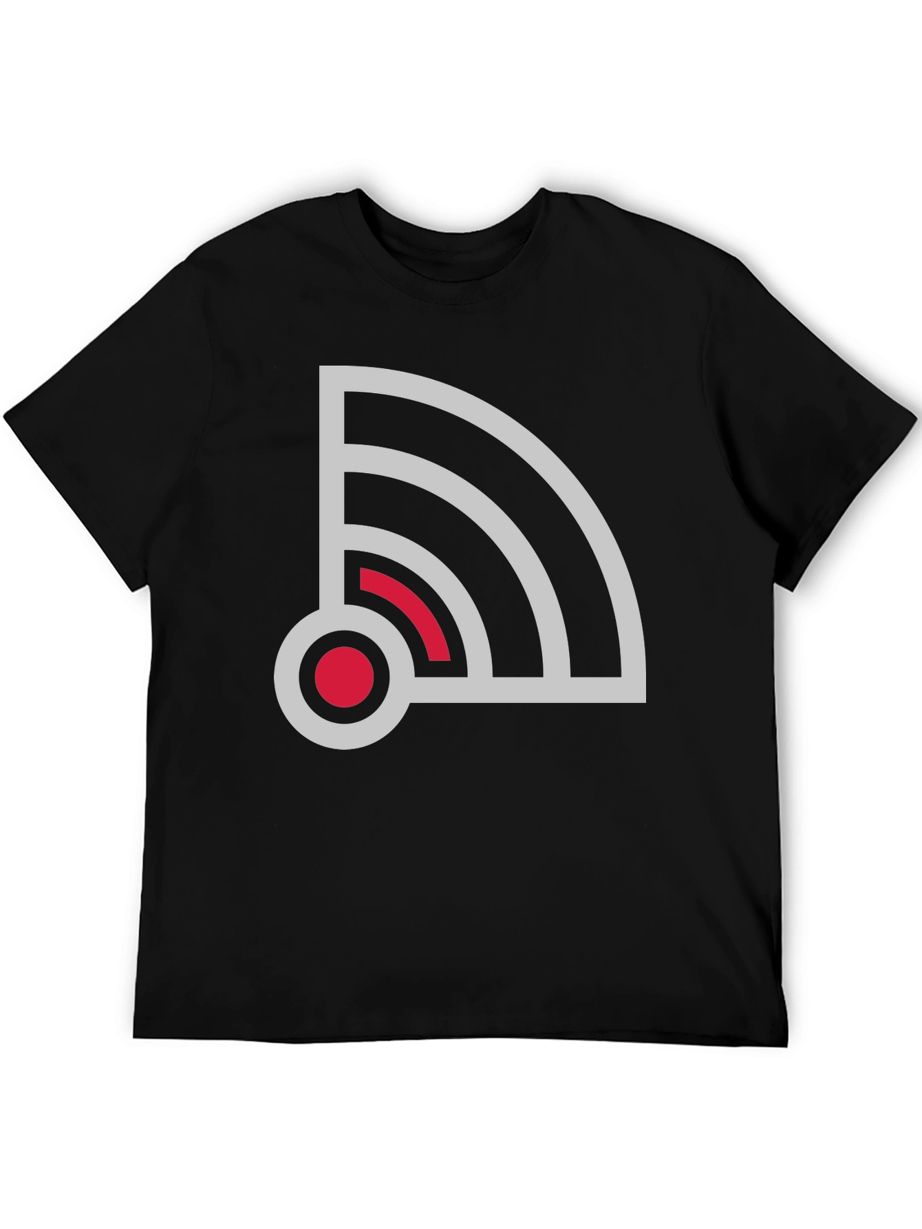 Cool Graphic Tee: Retro Wifi Design