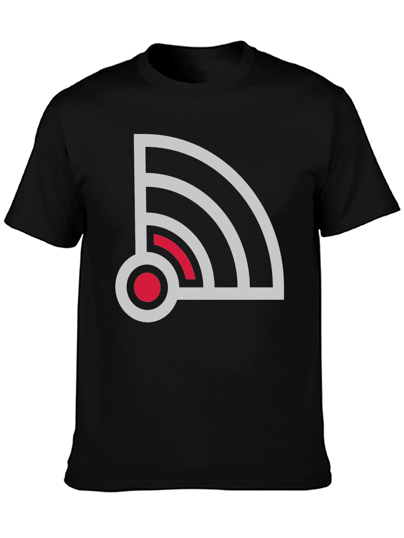 Cool Graphic Tee: Retro Wifi Design