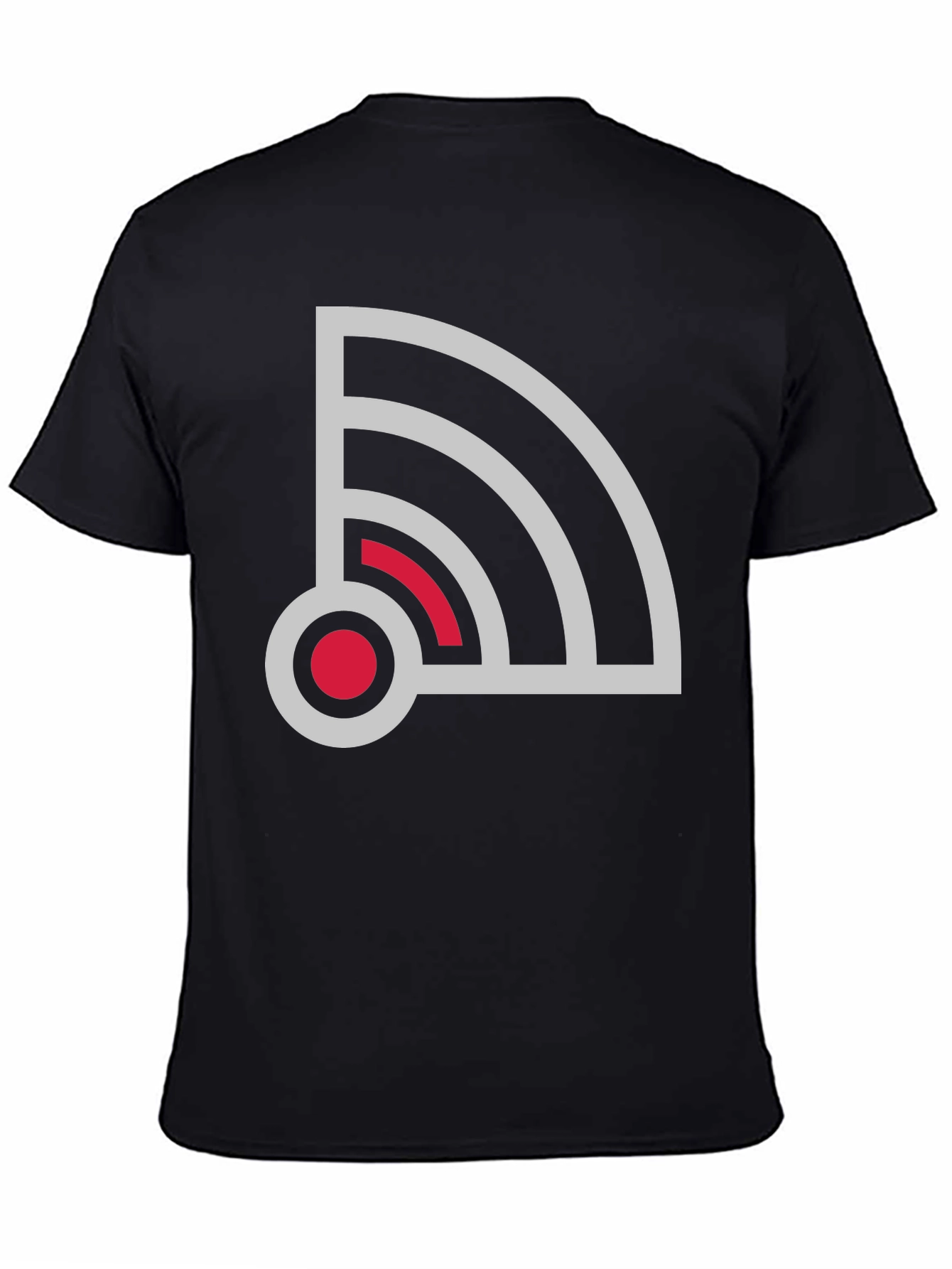 Cool Graphic Tee: Retro Wifi Design