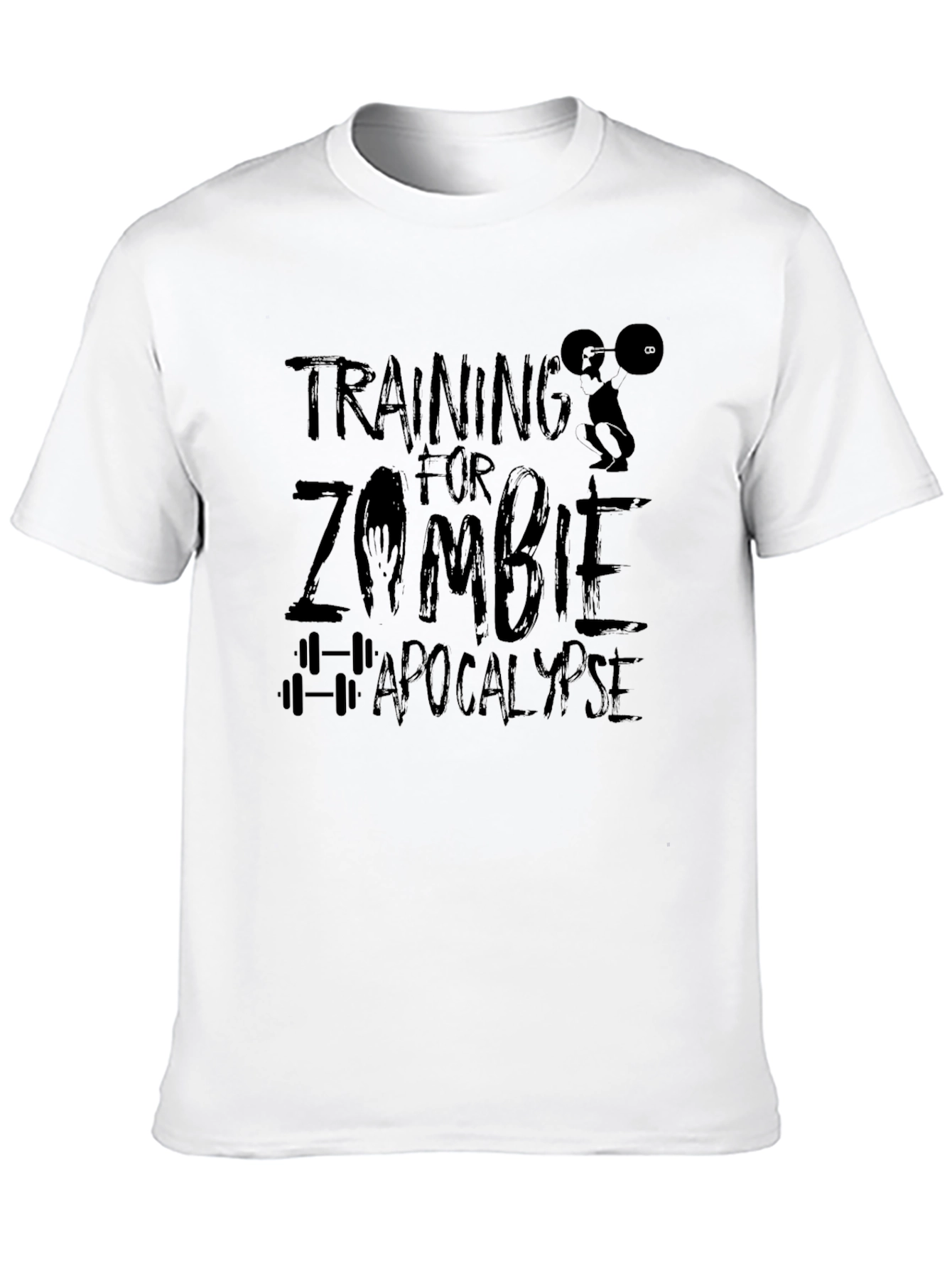 Zombie Apocalypse Training Black T-Shirt