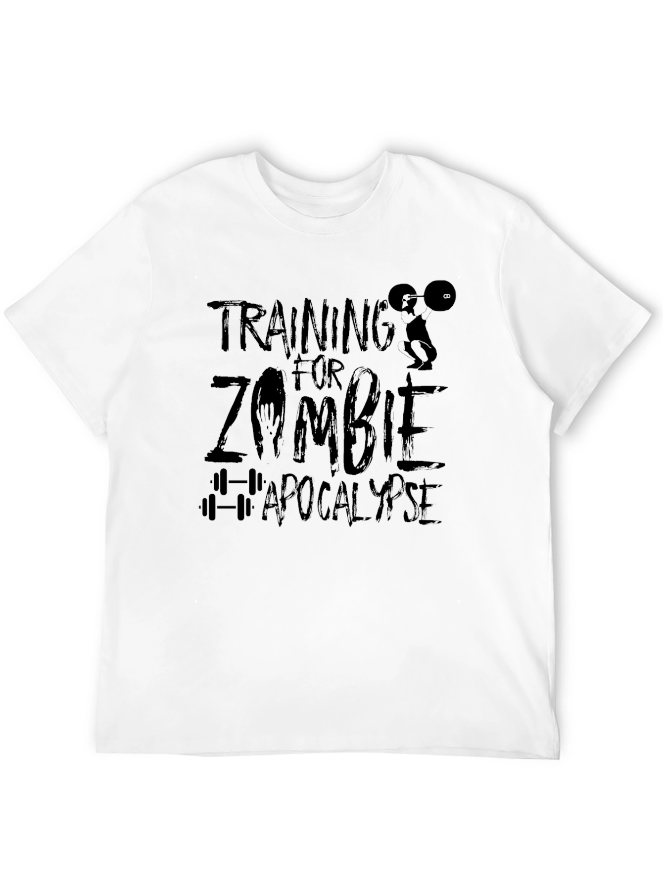 Zombie Apocalypse Training Black T-Shirt