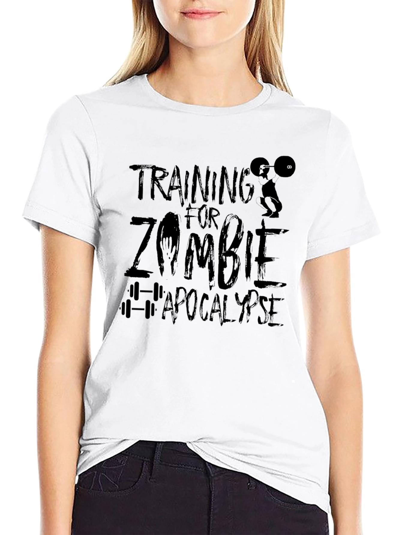 Zombie Apocalypse Training Black T-Shirt