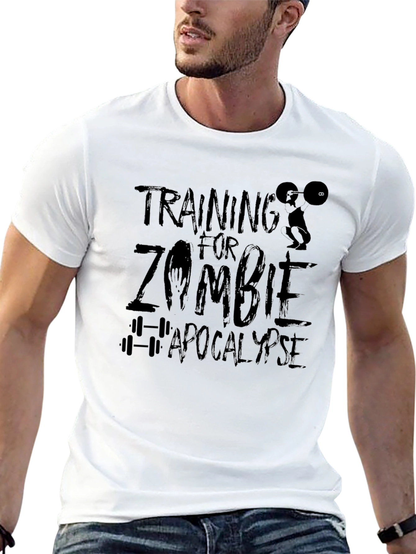 Zombie Apocalypse Training Black T-Shirt